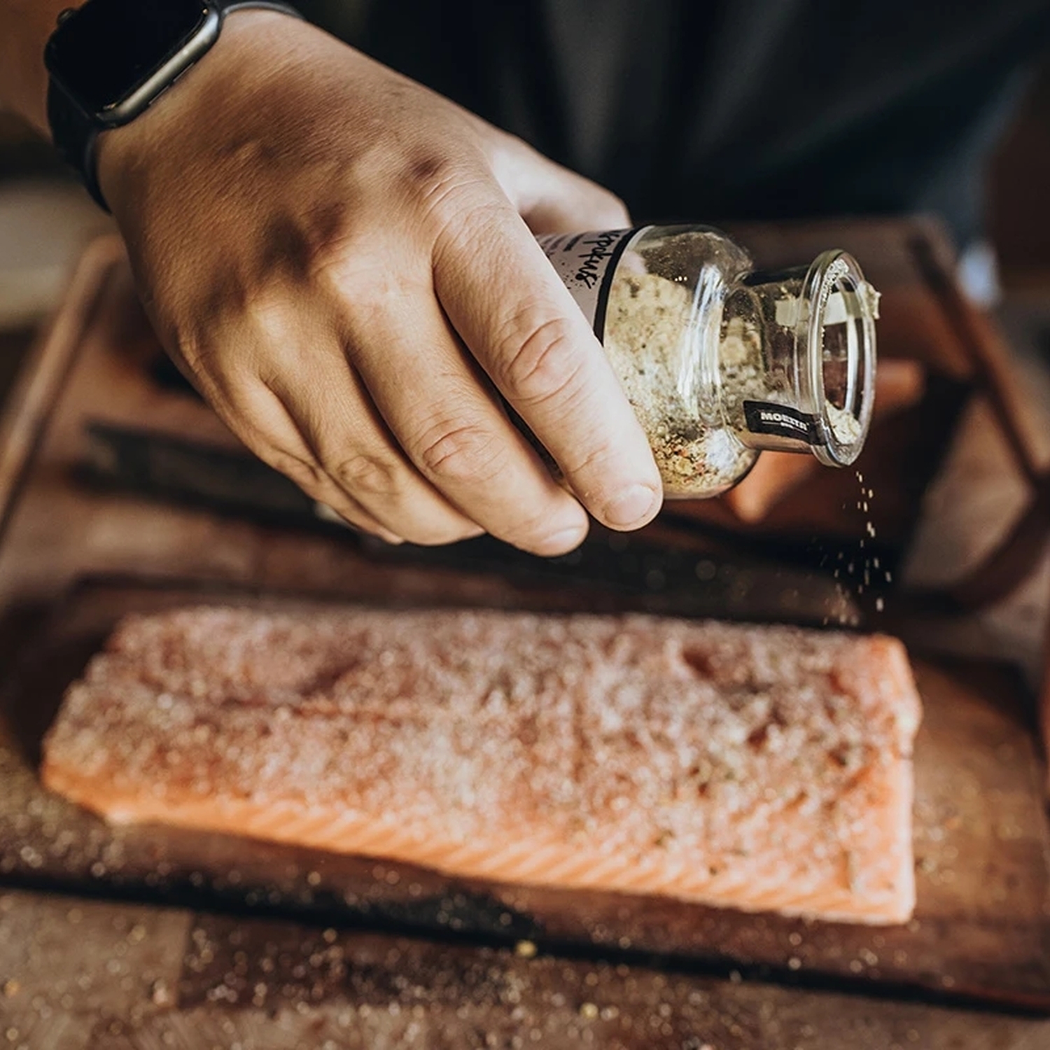 Moesta planche en bois planche à fumer aulne lot de 2