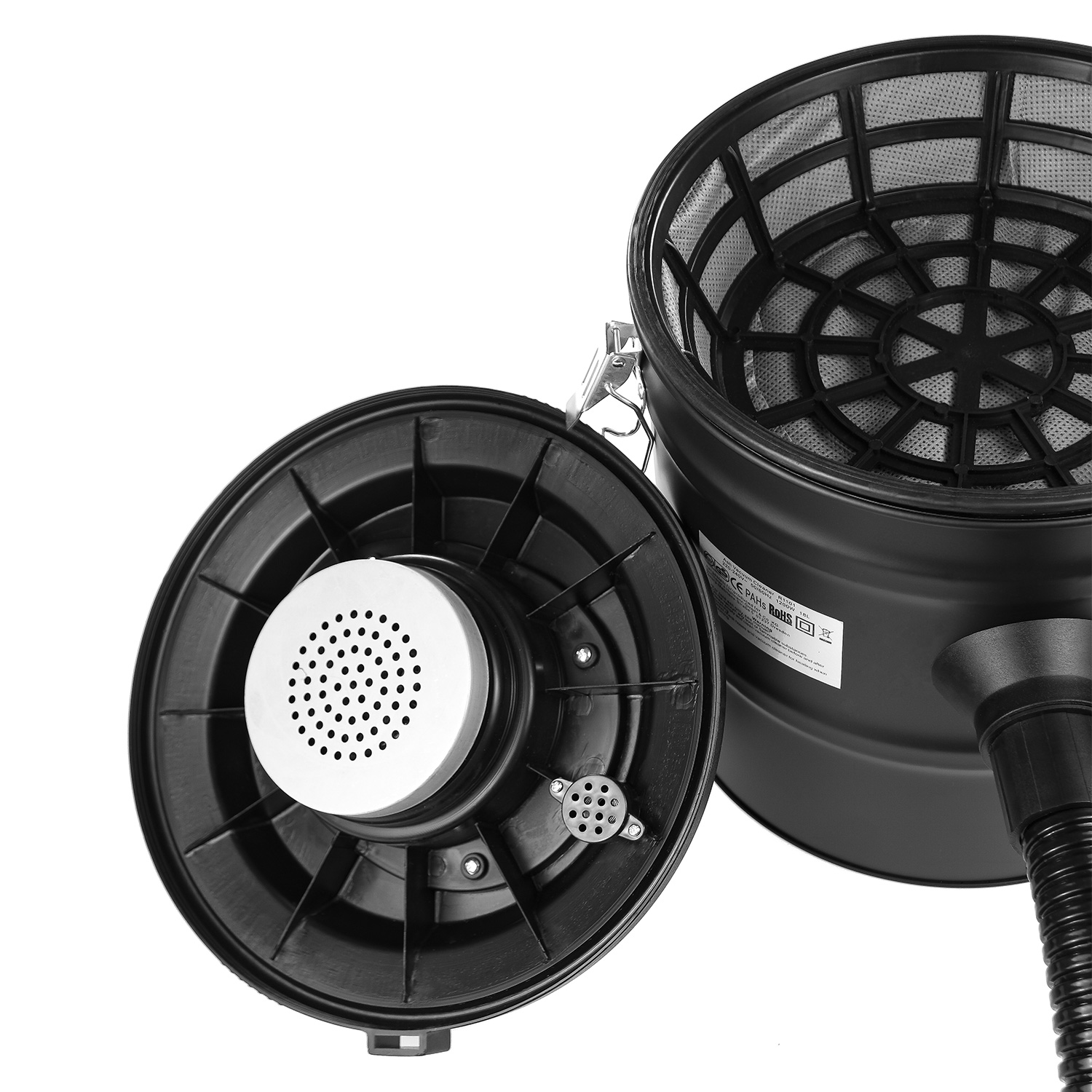Aspirateur à cendres Raik avec moteur, 18 L