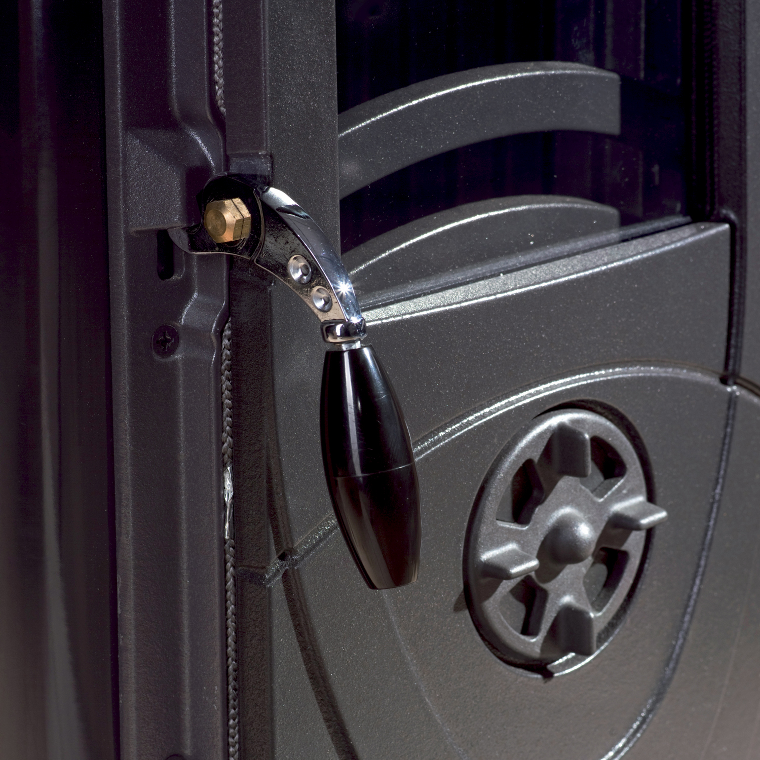 La Nordica Super Junior Lean poêle à bois Anthracite