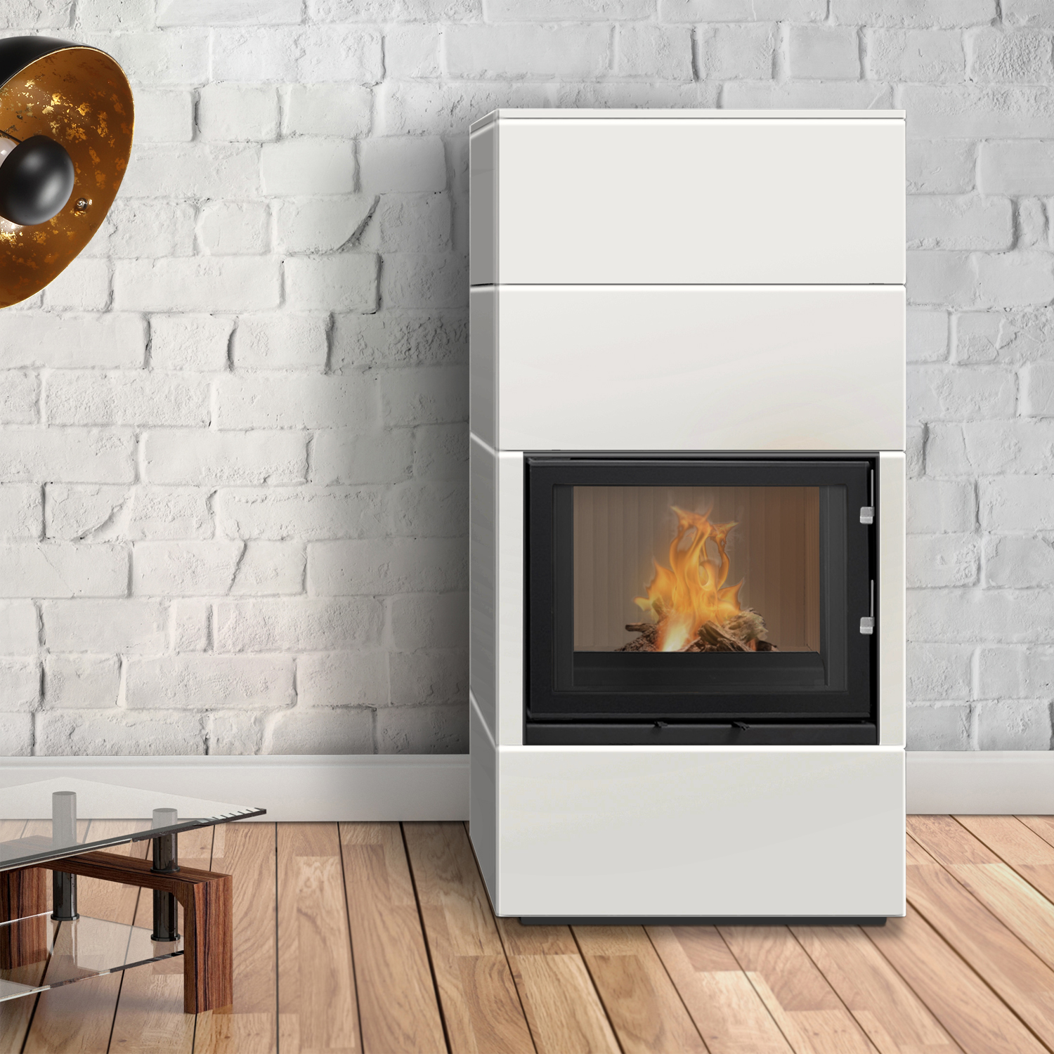 Wamsler Modulo 70/150 G Kit de cheminée Blanc