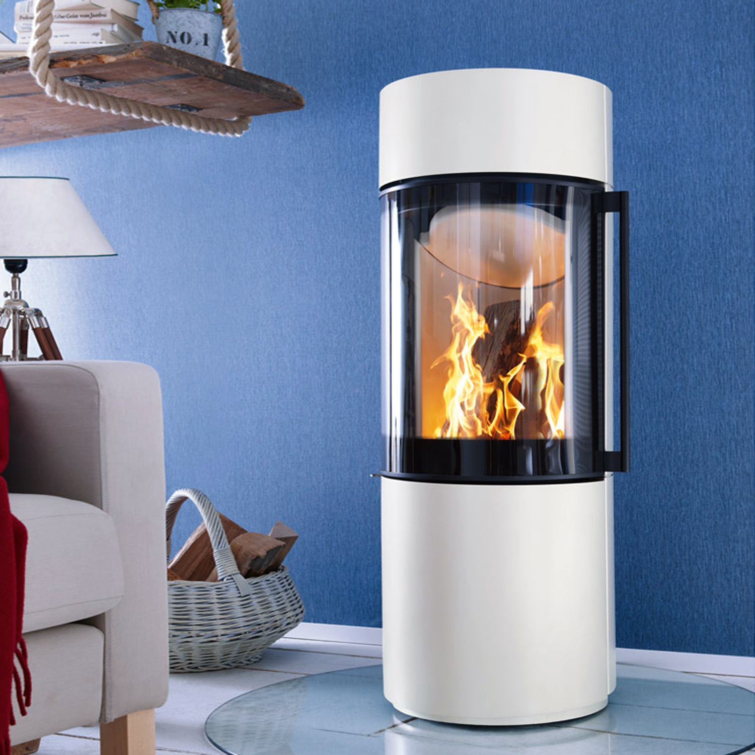 Spartherm Passo XS RLU Poêle à bois Blanc