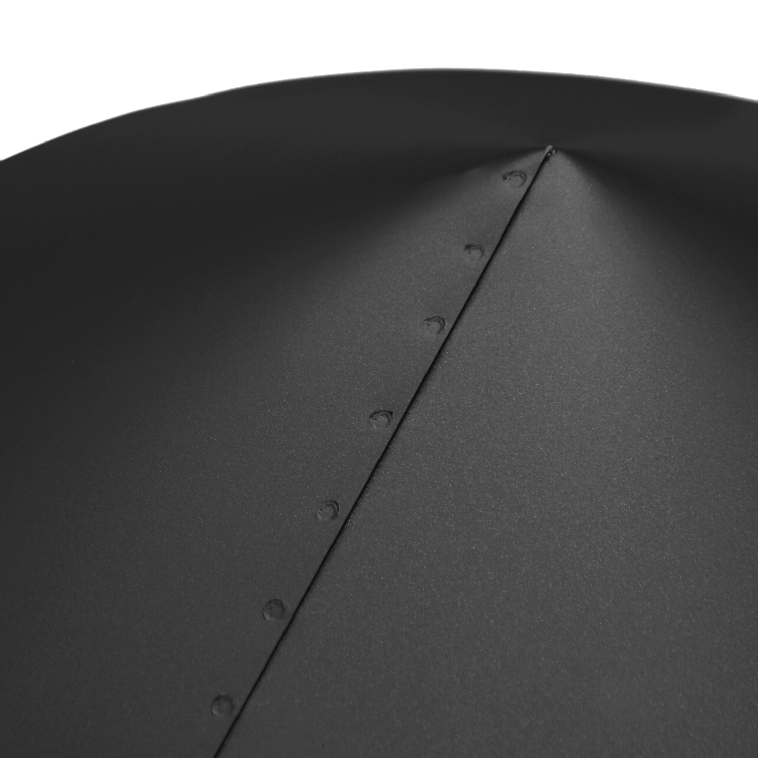 Conduit de fumée 130mm - Chapeau de pluie FAL noir