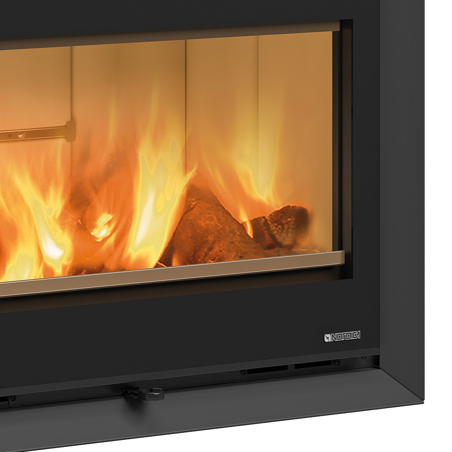 La Nordica Prestige Line Dante Poêle à bois Acier Noir Mat