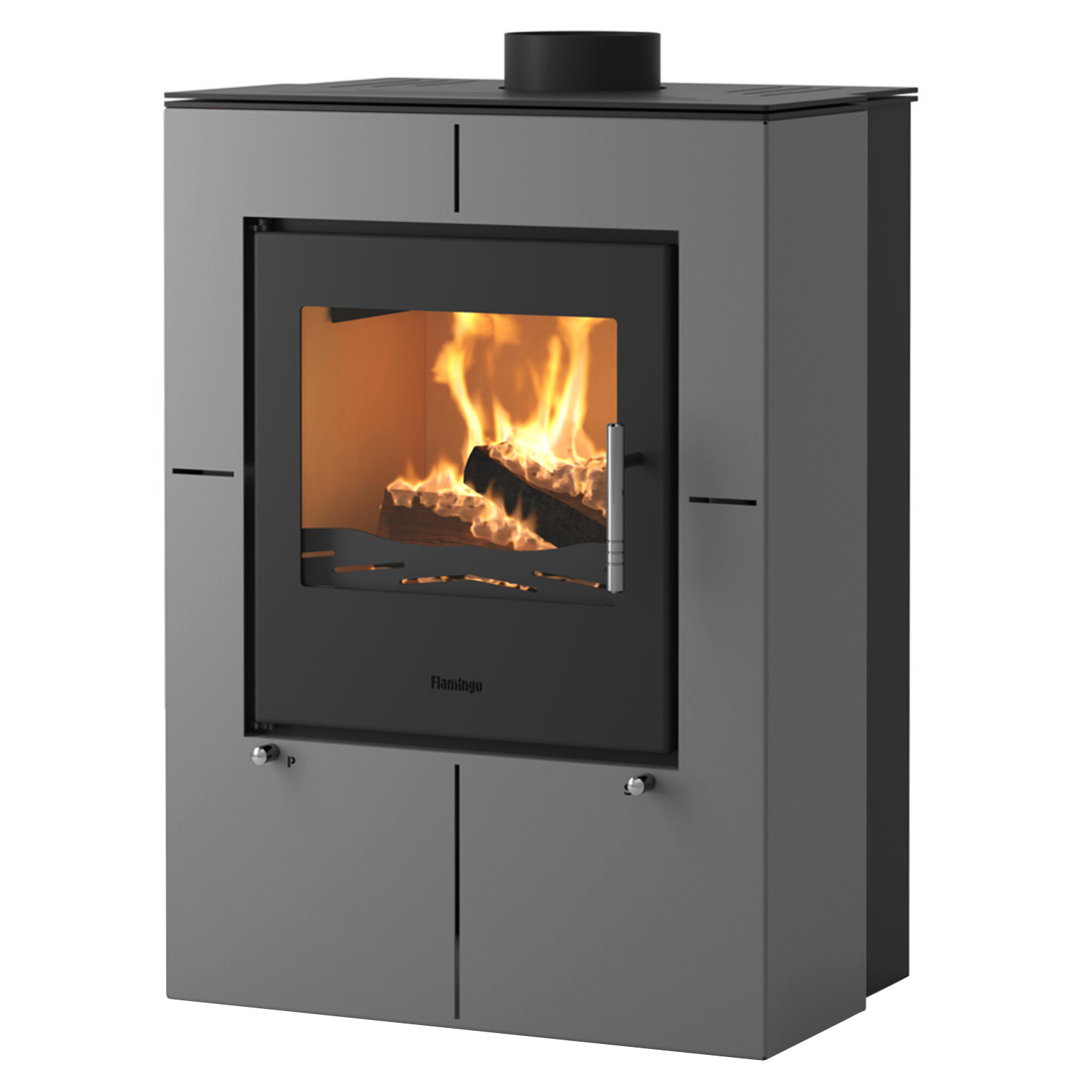 Poêle à bois HS Flamingo EVENES Gris