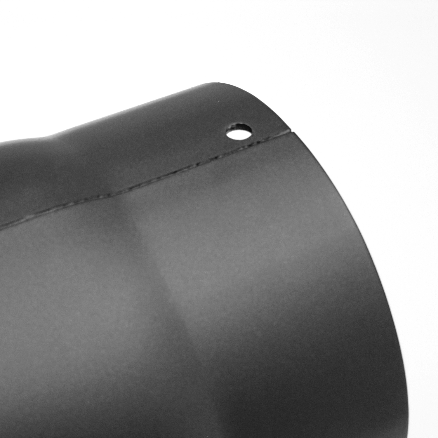 Raik Basic coude de tuyau de fumée 130mm gris fonte 90° – 2 pièces, sans porte pour tuyau de fumée / conduit de fumée