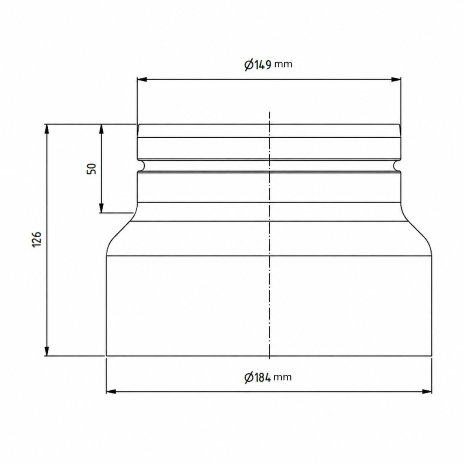 Raik réduction LS diamètre 180