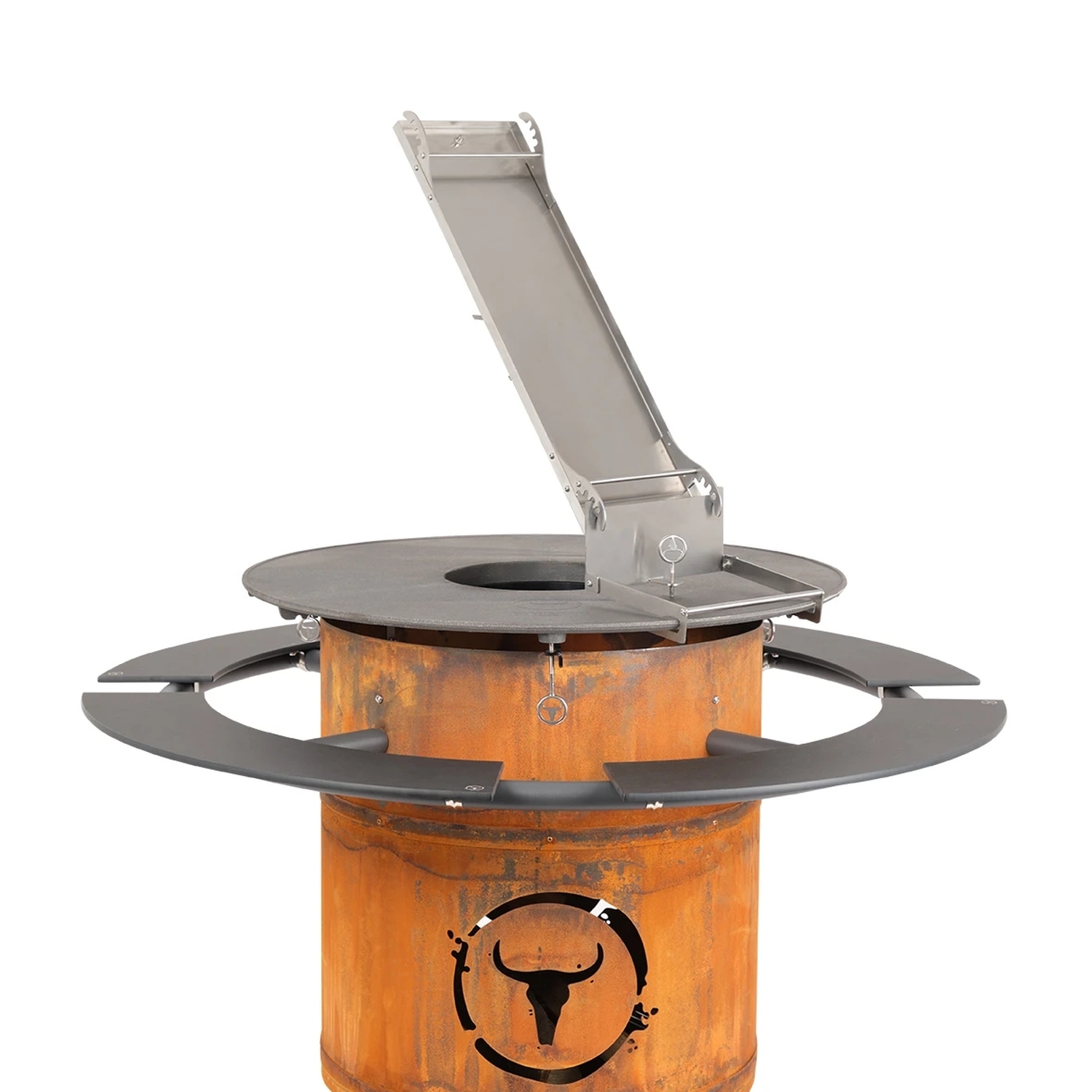 Moesta Jörn adaptateur pour planche à saumon flambé pour fixation sur BBQ Disk