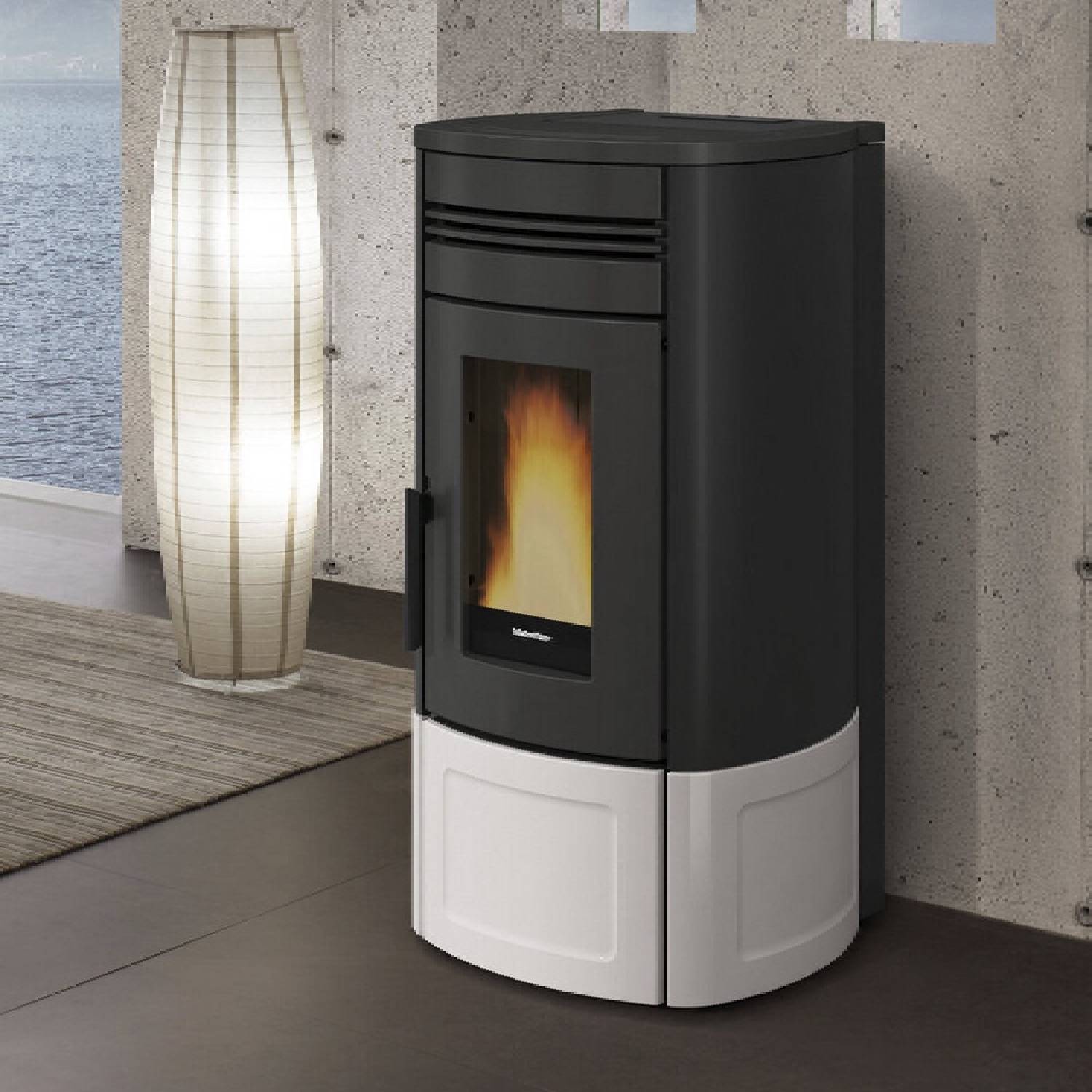 Extraflame NORIS LUX - Blanc poêle à granulés EVOLUTION LINE