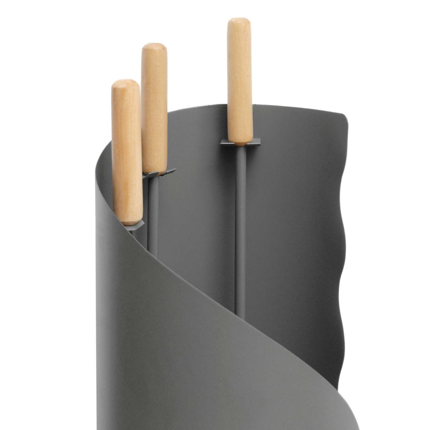 Ensemble d'accessoires de cheminée Raik Otto 3 pièces + ventilateur de cheminée sans électricité / ventilateur de poêle à 4 pales