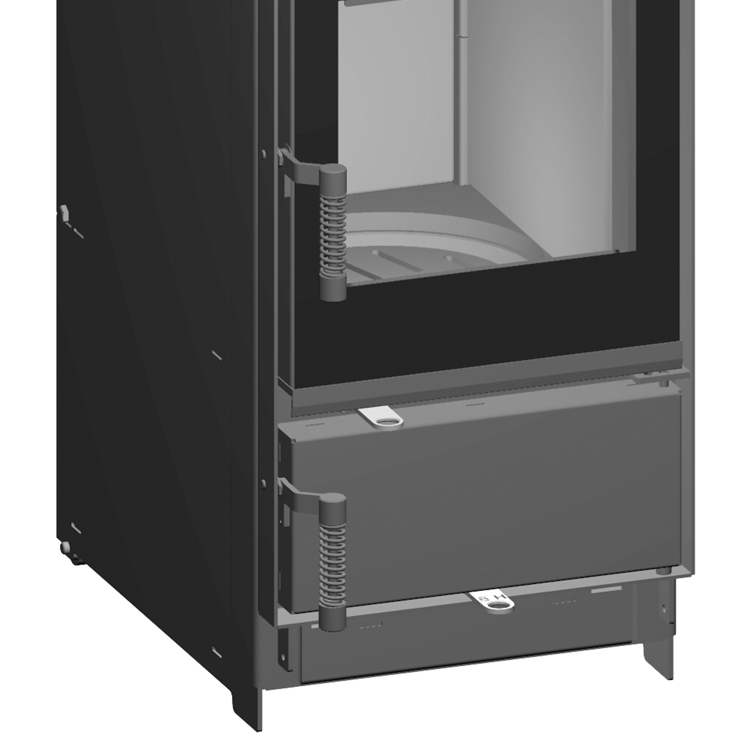 Spartherm Renova Cs-50 insert de cheminée droit