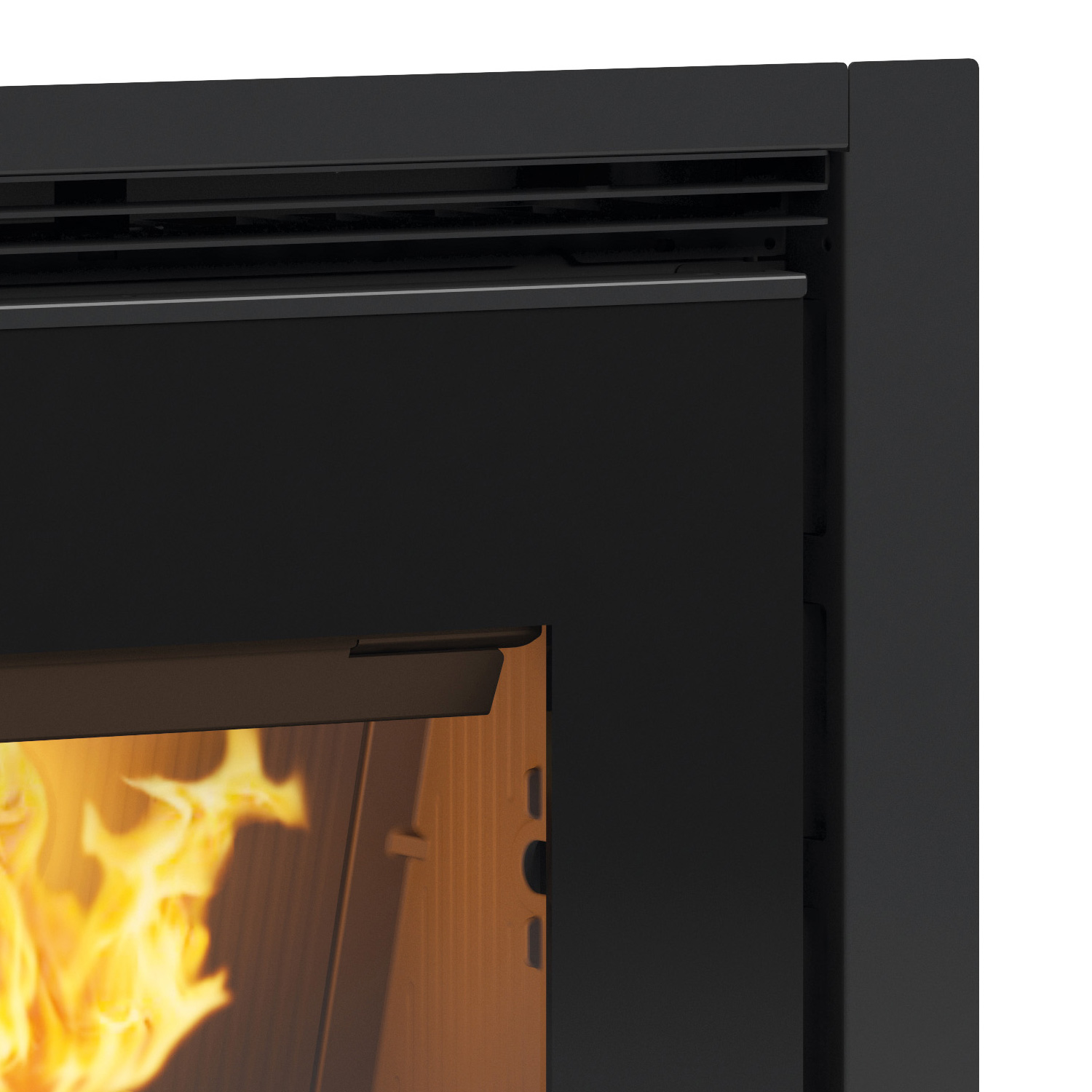 Extraflame Comfort P70 Air Plus insert à granulés acier noir