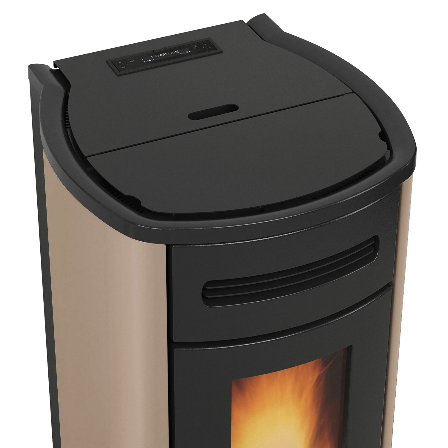 Extraflame Evolution Line Guenda Idro poêle à granulés bouilleur acier Tortora