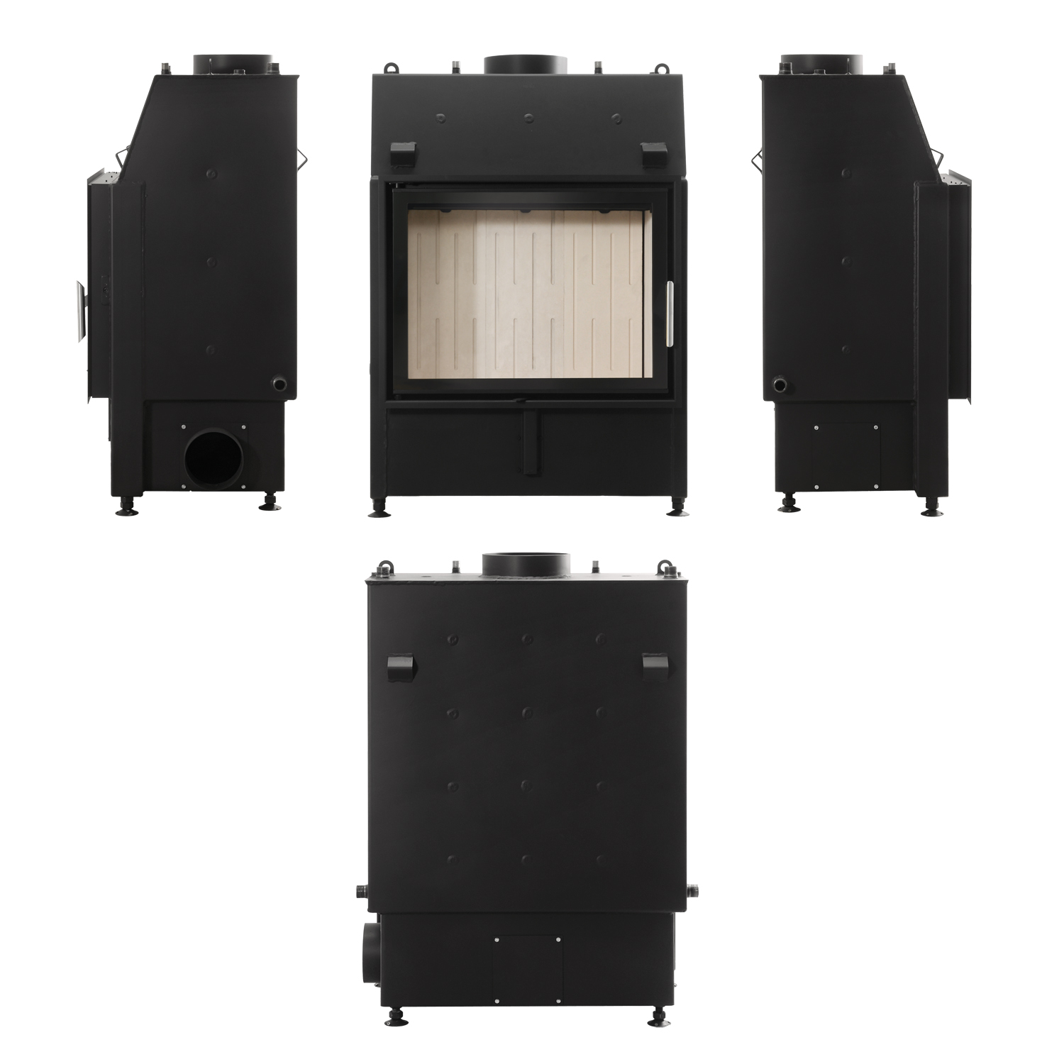 Schmitzker No5 17 kW Insert de cheminée avec échangeur d'eau