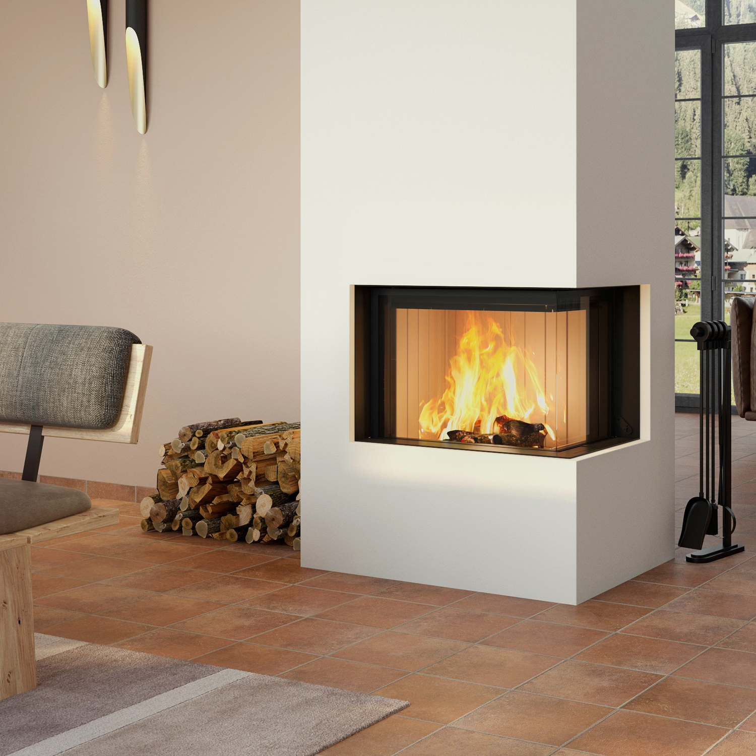 Spartherm Premium V-2R-68h Insert de cheminée RRA Ø 250 mm