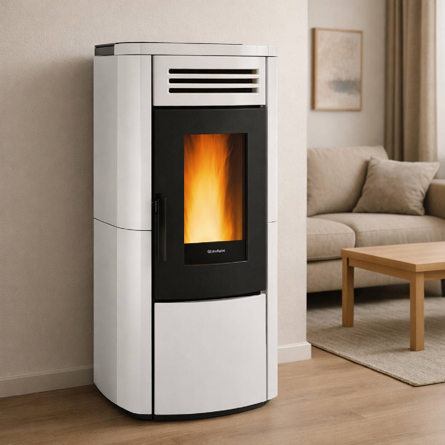 Extraflame TERRY PLUS - Blanc poêle à granulés EVOLUTION LINE