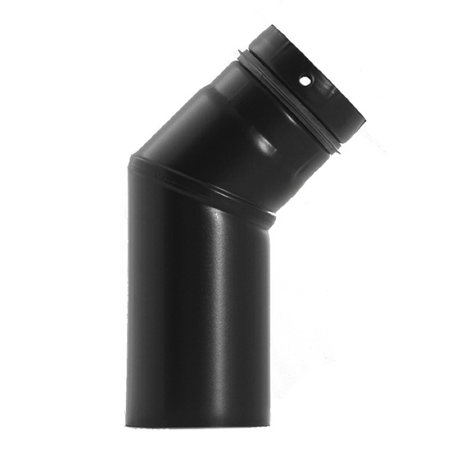 Coude de tuyau de poêle / conduit de fumée Raik 80mm - 45° Coude de tuyau de poêle / conduit de fumée Raik 80mm - 45°