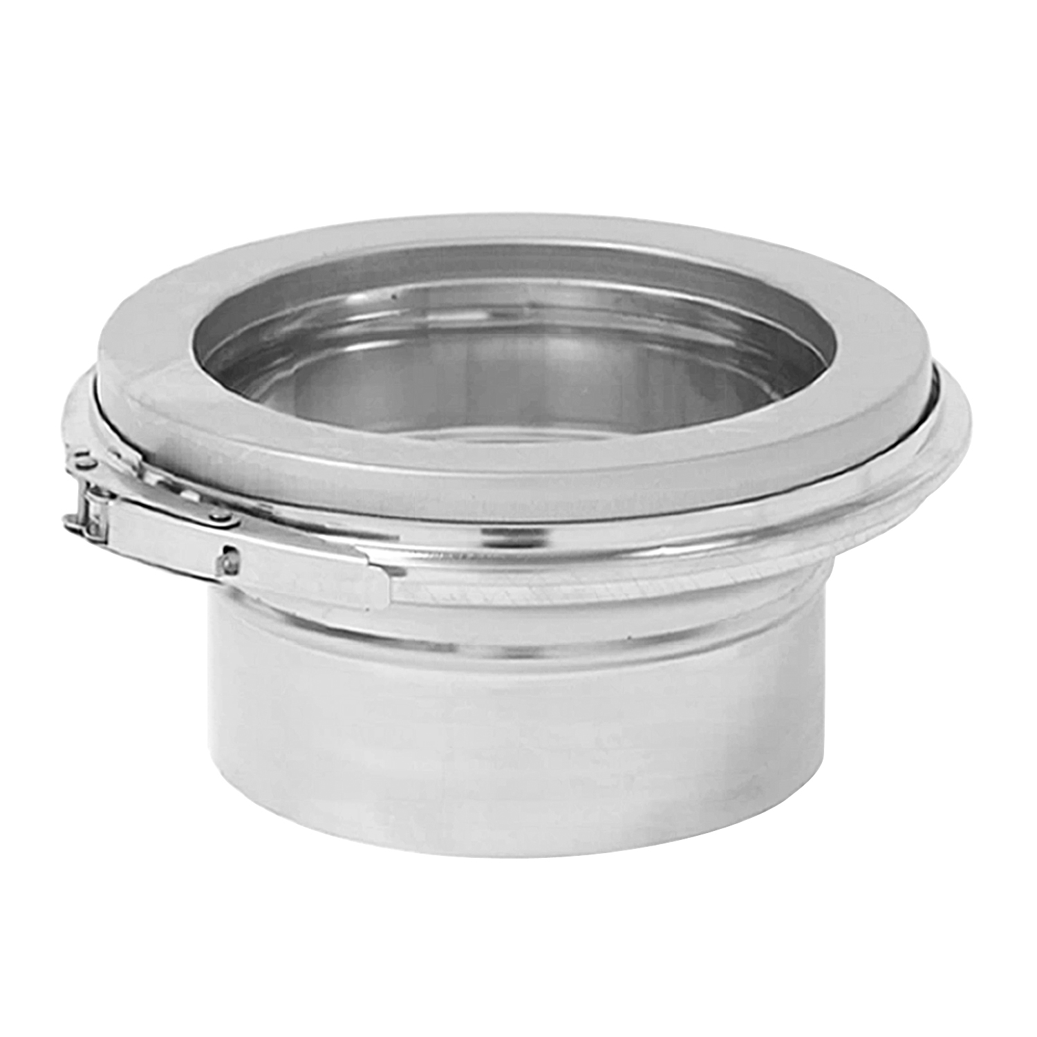 Opsinox conduit de cheminée en acier inoxydable 180 mm transition simple paroi à double paroi OV.