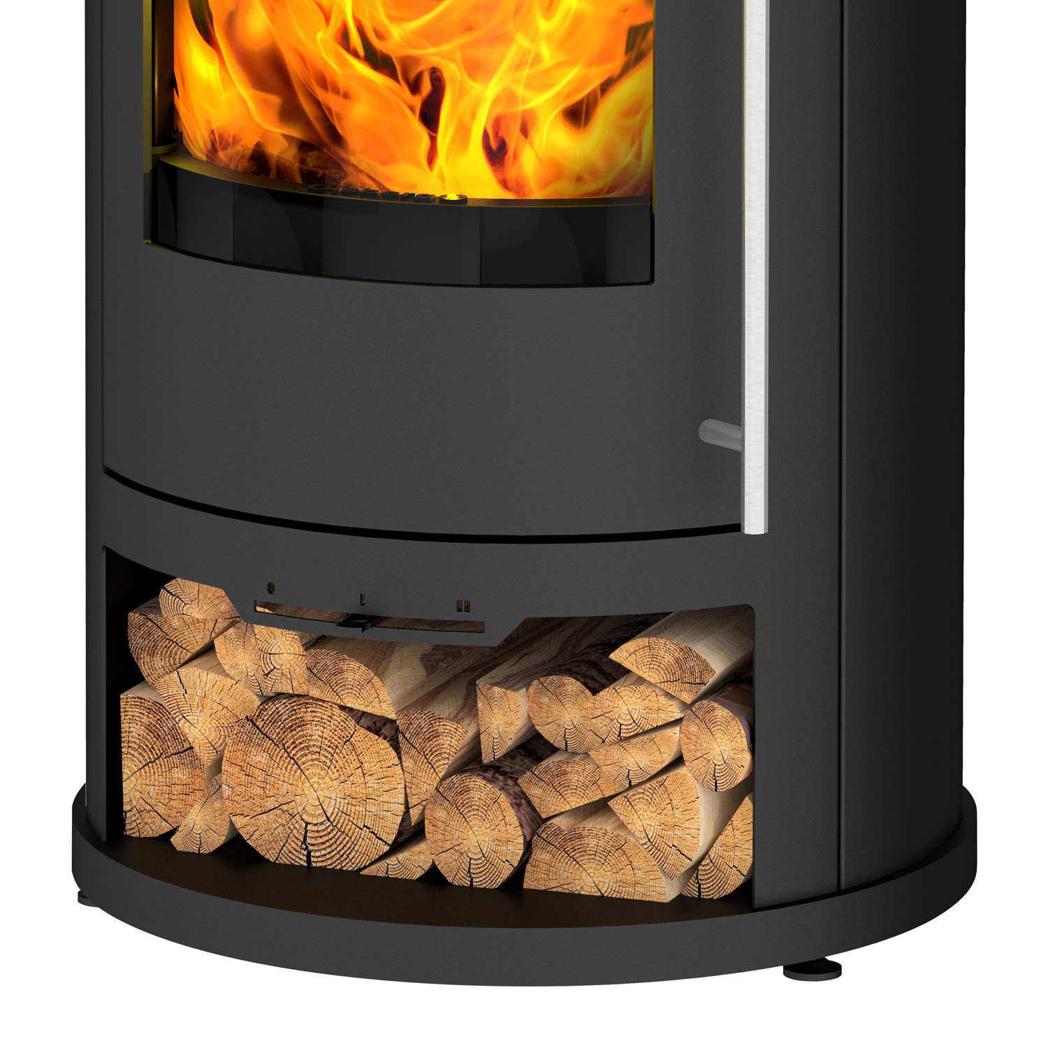 Olsberg Salado Compact Poêle à bois Acier Noir