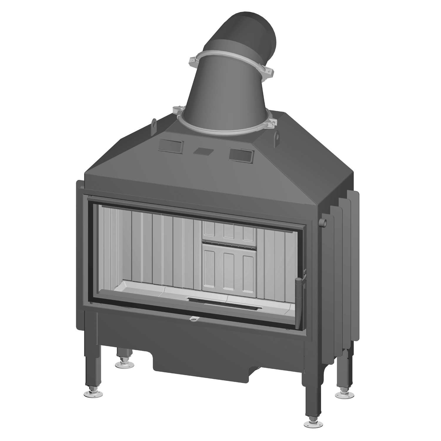 Spartherm Varia AS RLU insert de cheminée gauche Spartherm Varia AS RLU insert de cheminée gauche