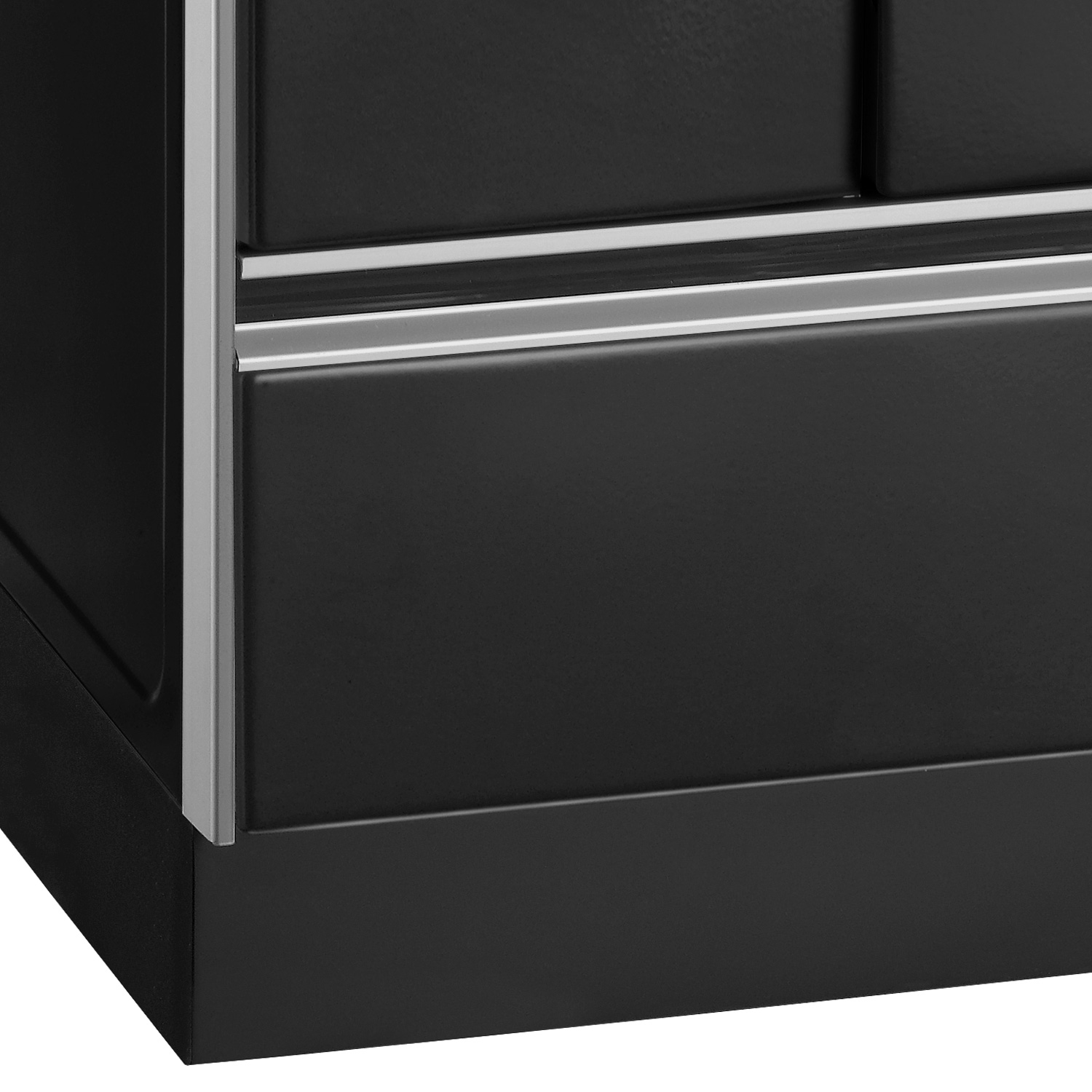 Wamsler K 176 A 70 Cuisinière en acier noir, four à droite
