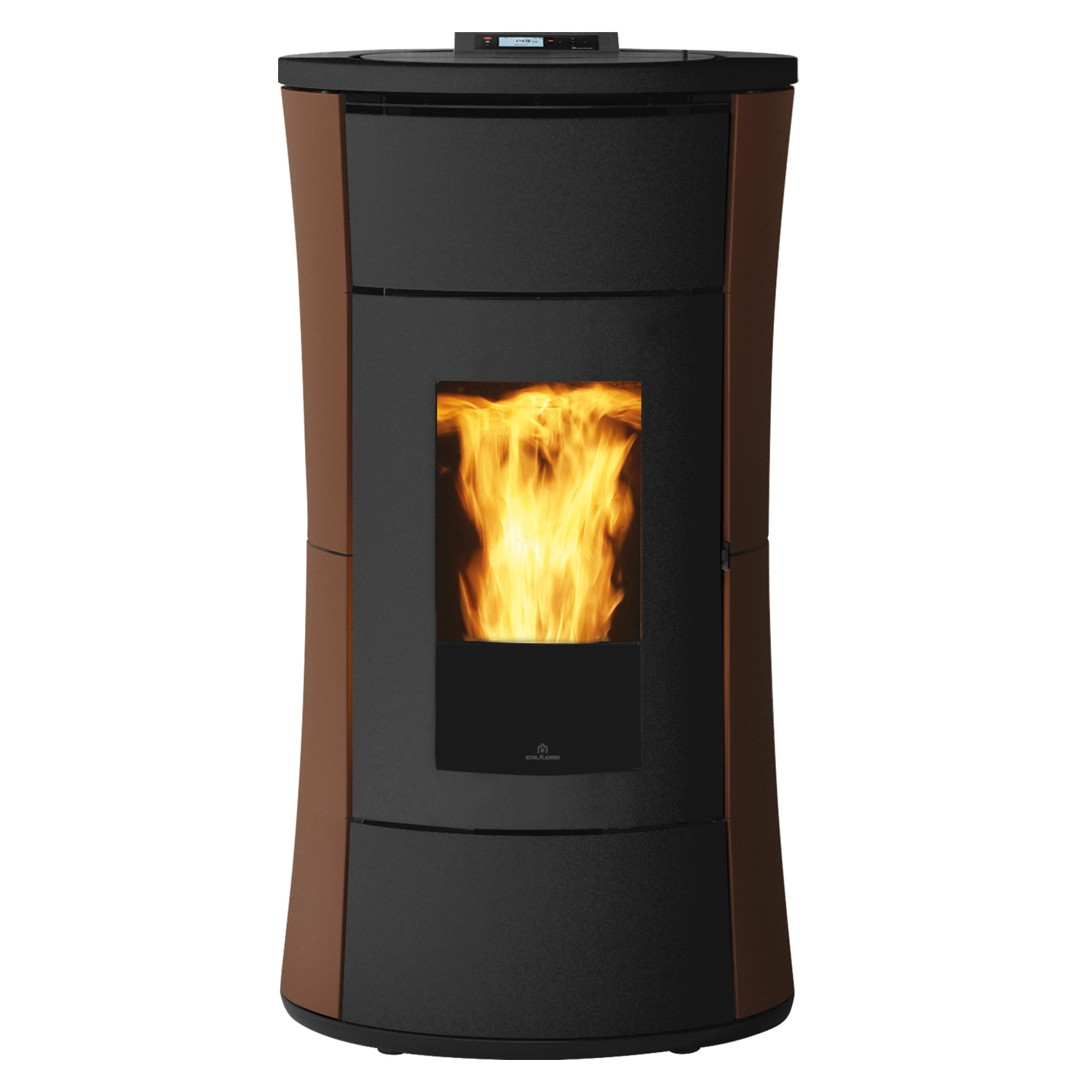 Edilkamin Cherie H 14 Evo poêle à granulés bouilleur acier bronze