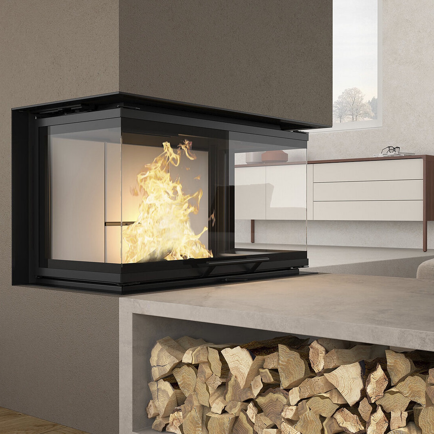 La Nordica MONOBLOCCO 3LC.165 insert de cheminée à bois
