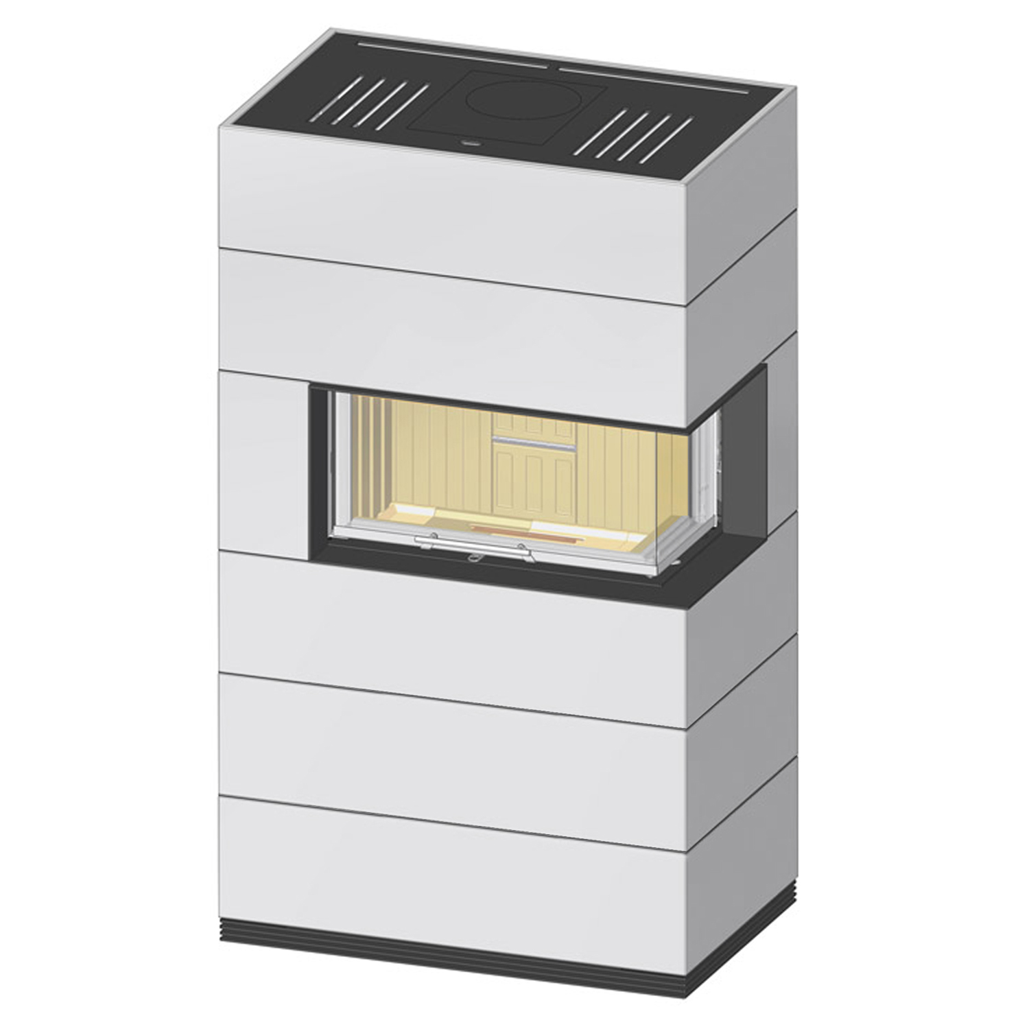 Spartherm Kit de cheminée SIM 3/3/Varia AS-2Rh-4S Nature