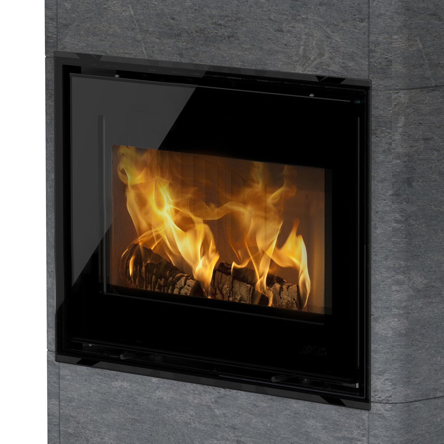 Lotus Beto 470M poêle à bois Magic porte, plaque supérieure gris