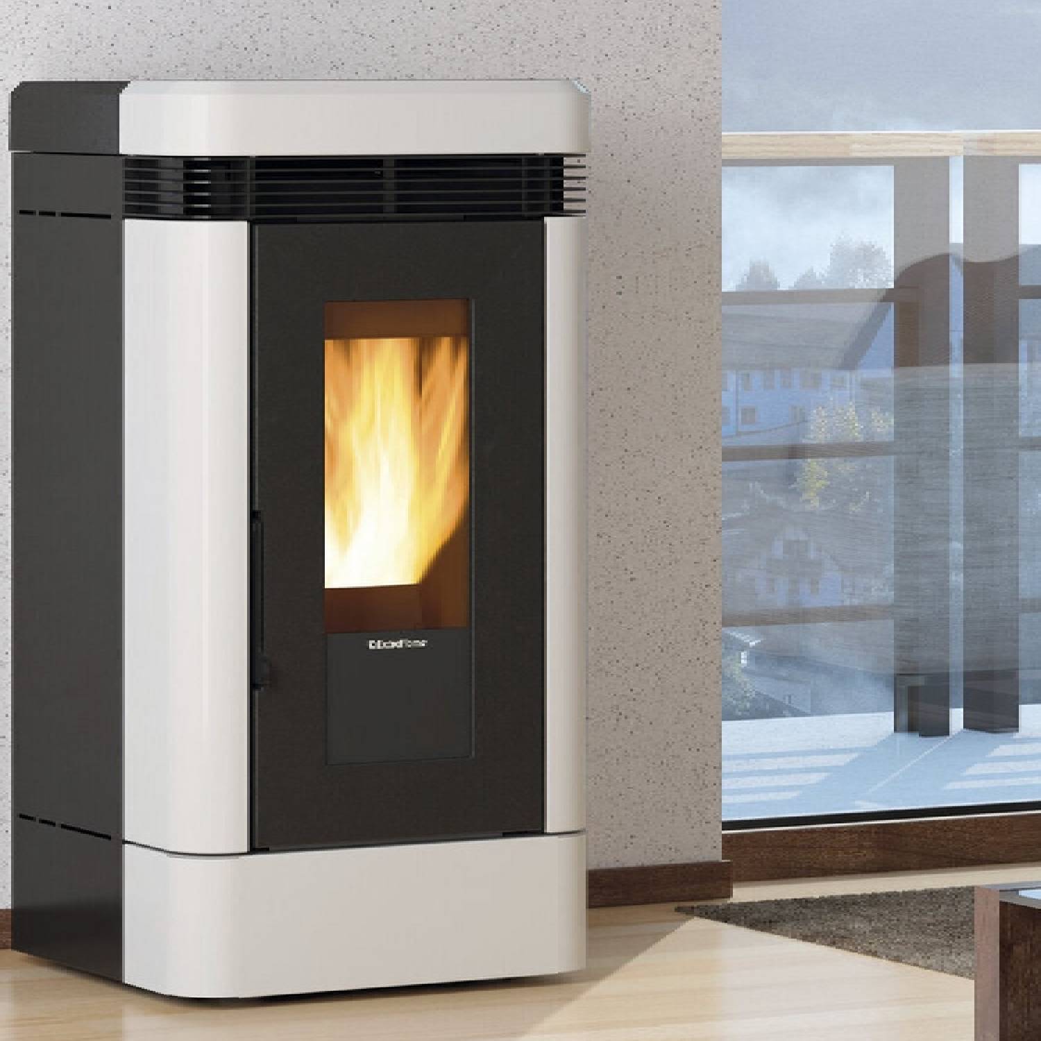 Extraflame LUCIA.16 - Blanc poêle à granulés