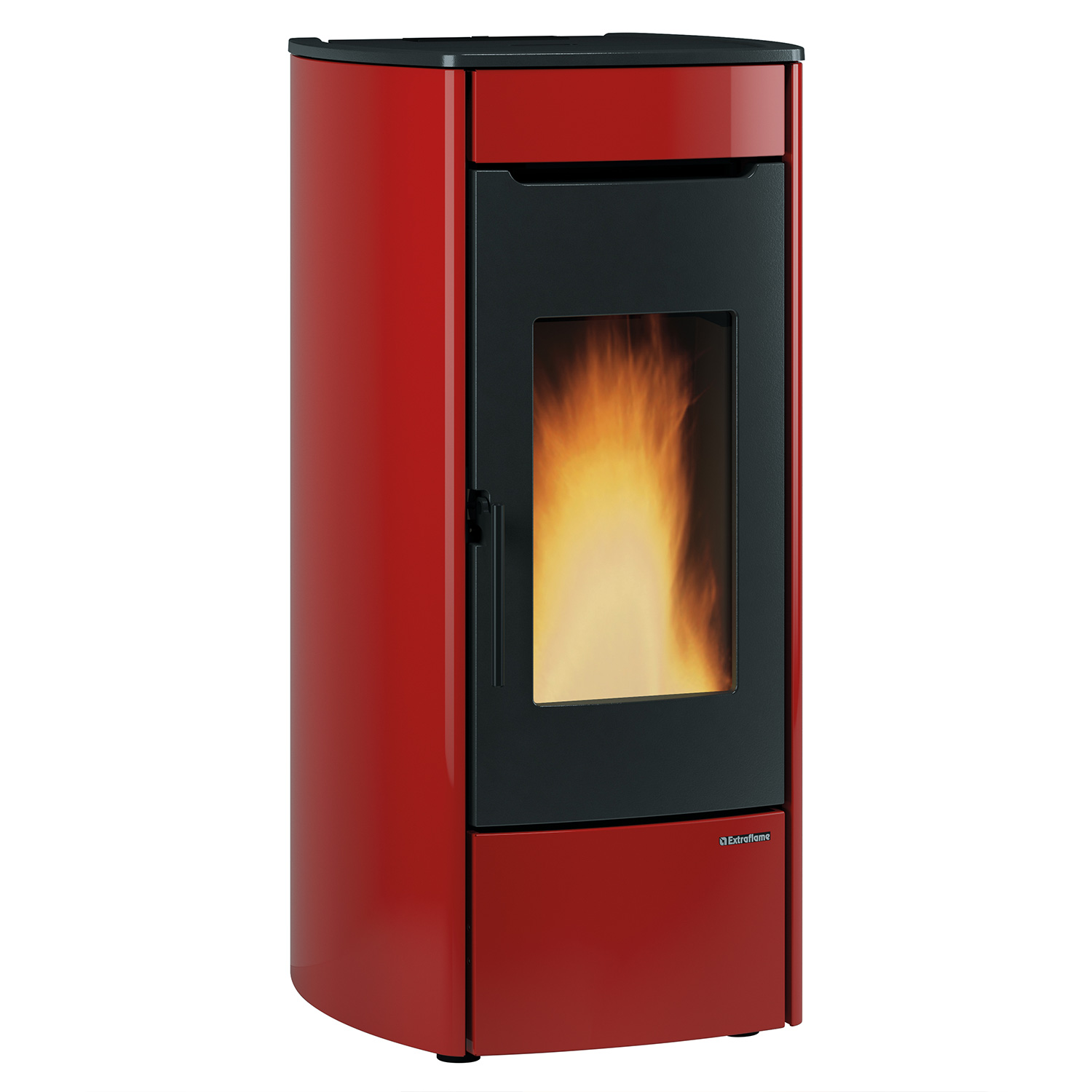 Extraflame Marina Idro 16 H13 poêle à granulés bouilleur acier bordeaux