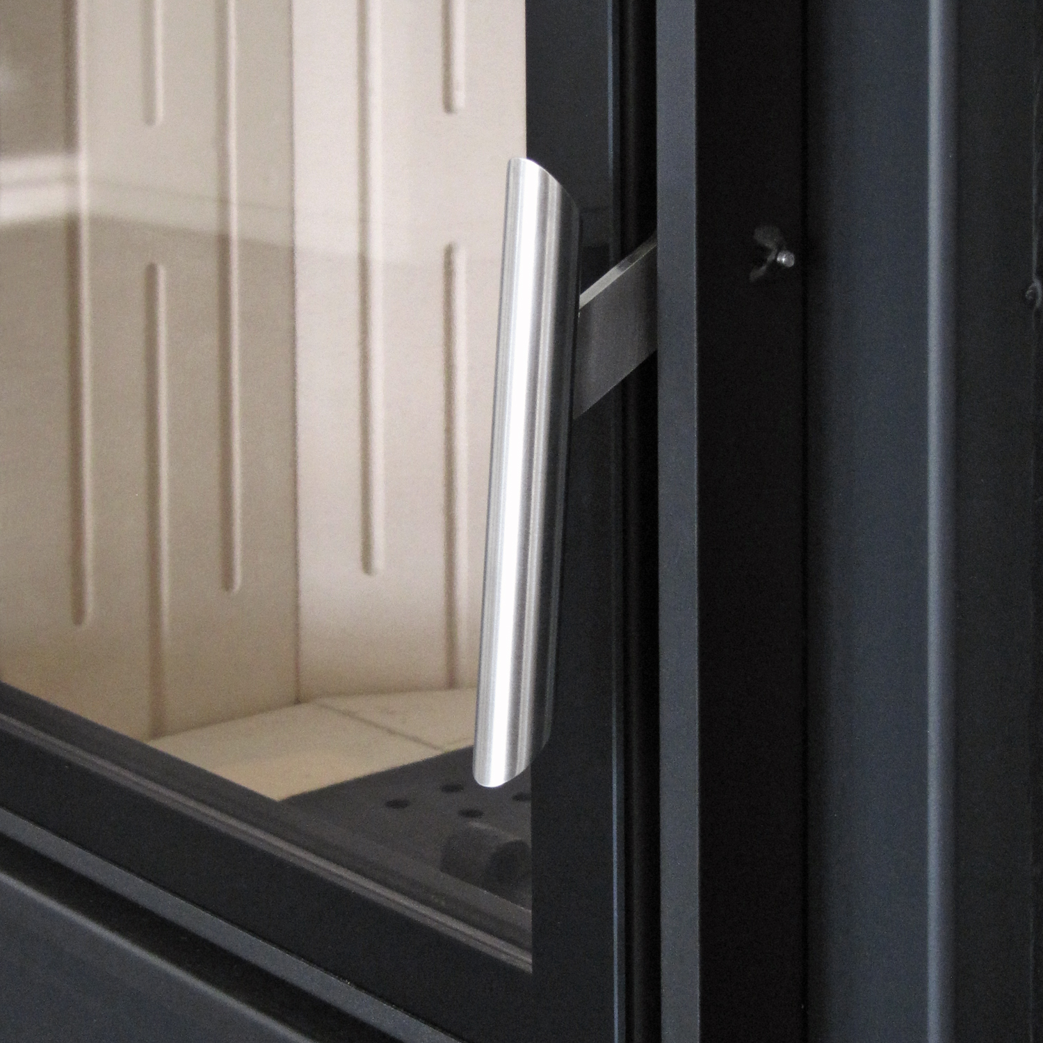 Insert de cheminée avec cadre en verre Schmitzker No4 à eau, 22 kW