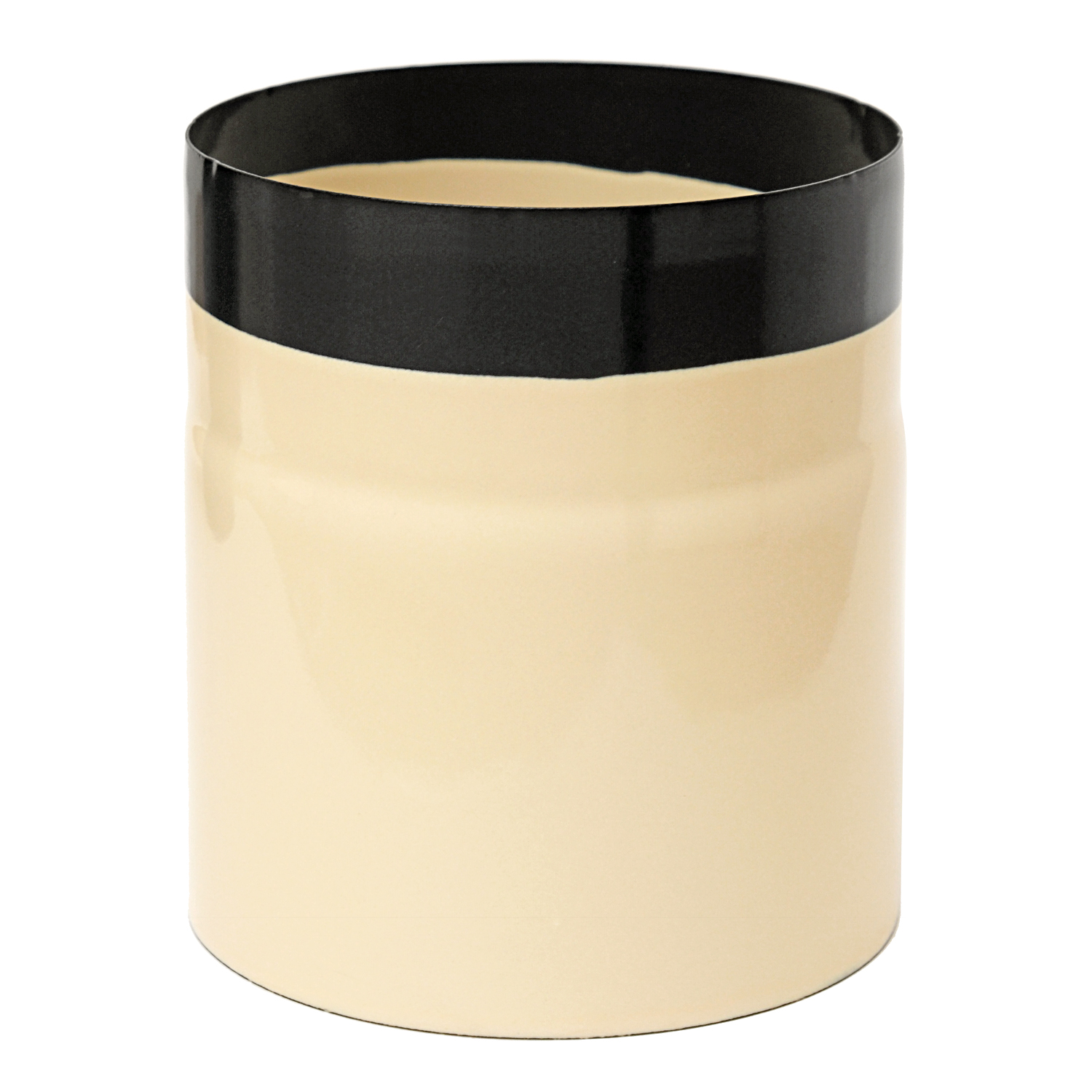 Tube de fumée / Tuyau de poêle émaillé 130mm - 150mm Noir