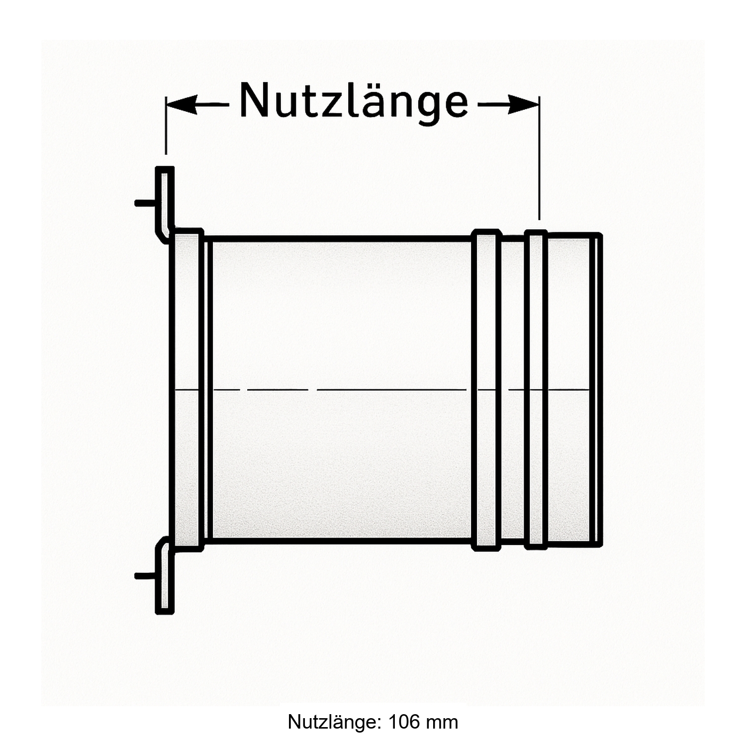 Schiedel PRIMA PLUS raccord Ø150 mm pour T-pièce simple paroi mat