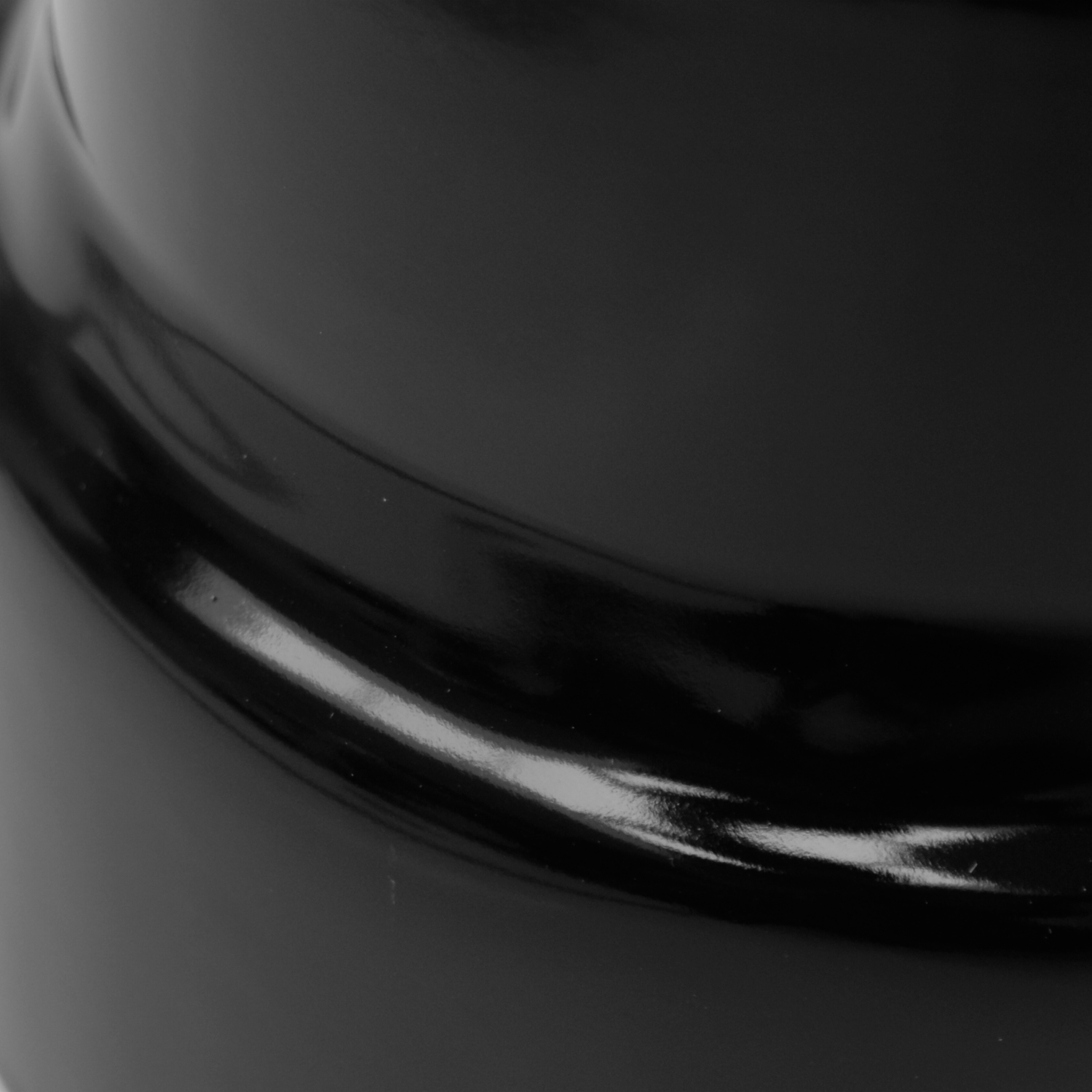 Réduction de tuyau de poêle / conduit de fumée émaillé 150 mm - 120 mm noir
