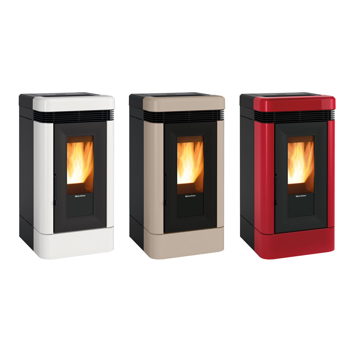 Extraflame Lucia Plus poêle à granulés Tortora + 450 kg de granulés gratuits