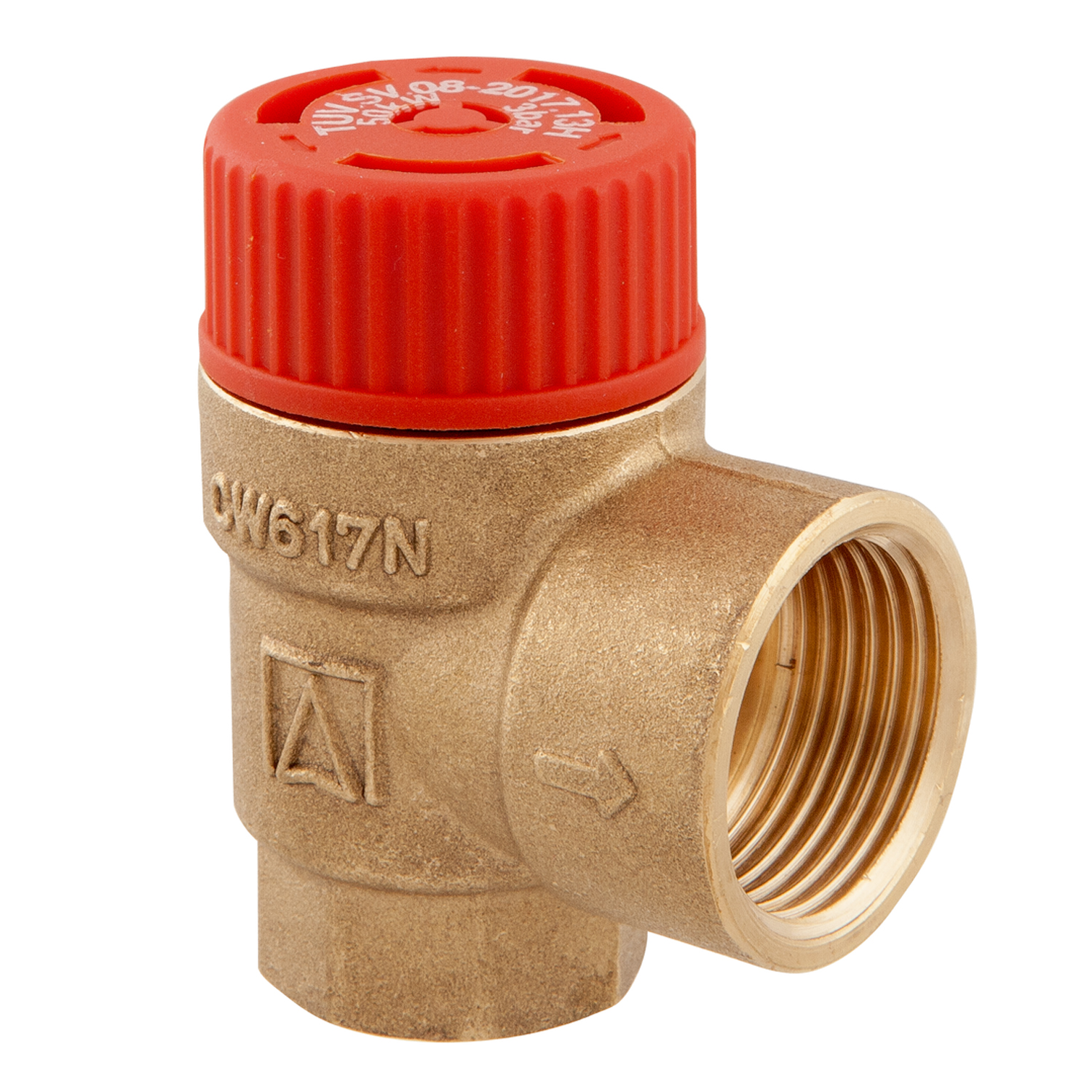 Afriso Vanne de sécurité à membrane MS Rp 1/2" x Rp 3/4" lot de 5