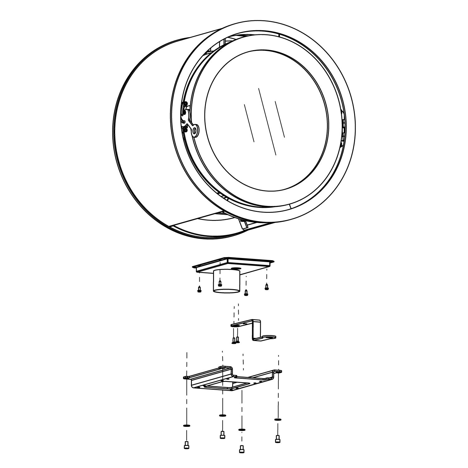 Kit de raccordement d'air extérieur Spartherm pour Odin