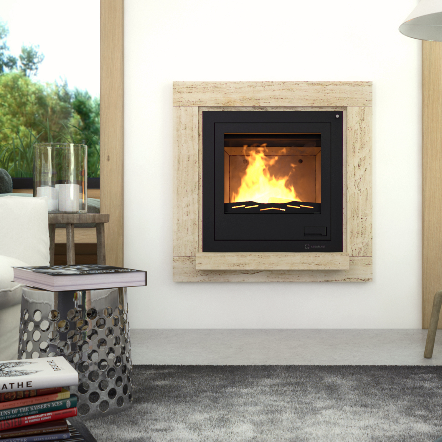 Aquaflam 25 Flat Automatic Insert de cheminée à eau