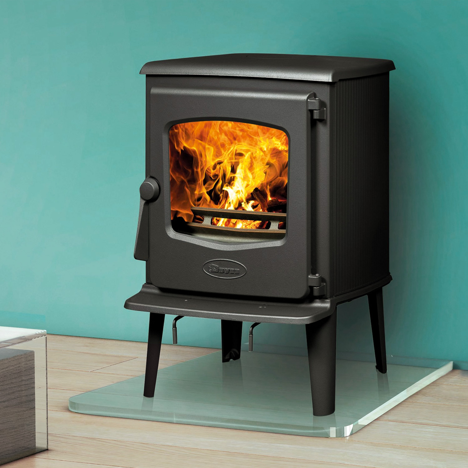 Poêle à bois Dovre 525 CB en fonte noire Poêle à bois Dovre 525 CB en fonte noire
