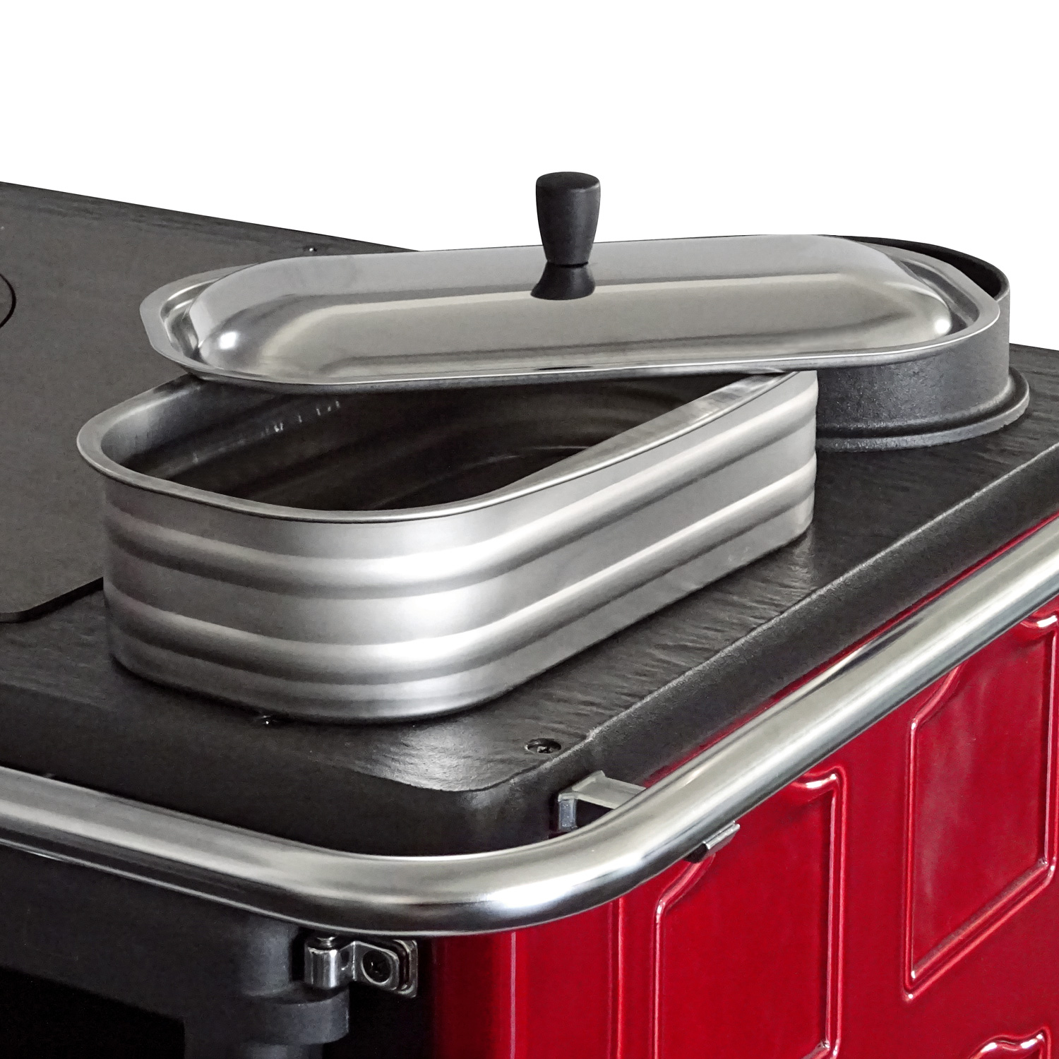 La Nordica cuisinière à bois avec réservoir d'eau Inox 3,5