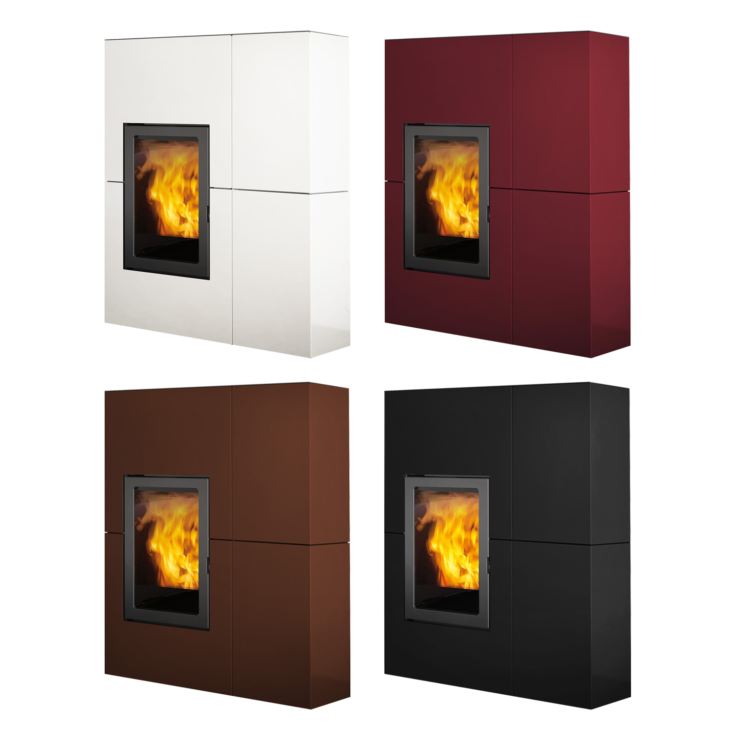 Edilkamin Blade12++ Evo poêle à granulés acier bronze