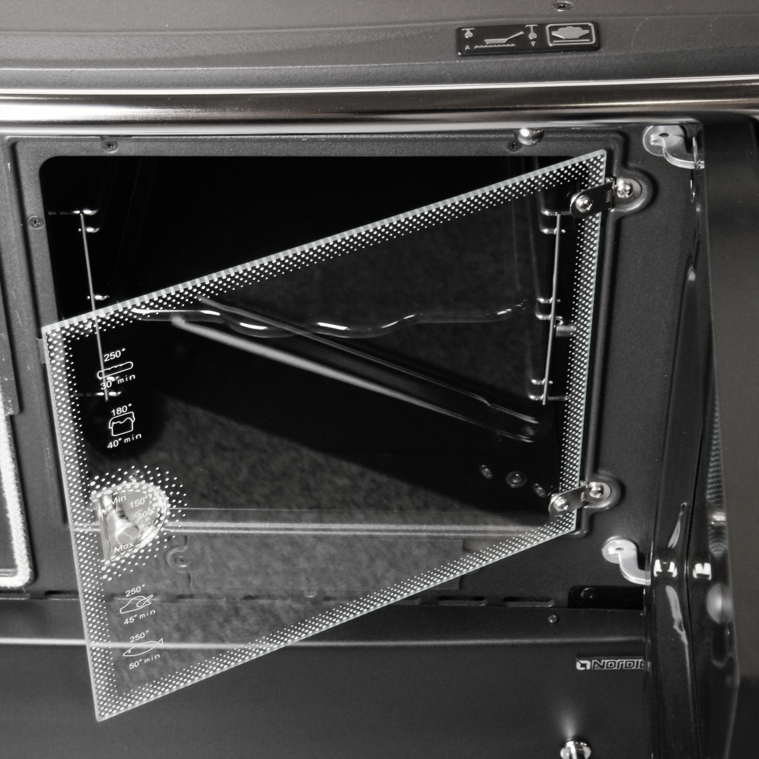 La Nordica Sovrana Easy Evo 2.0 Cuisinière en acier noir