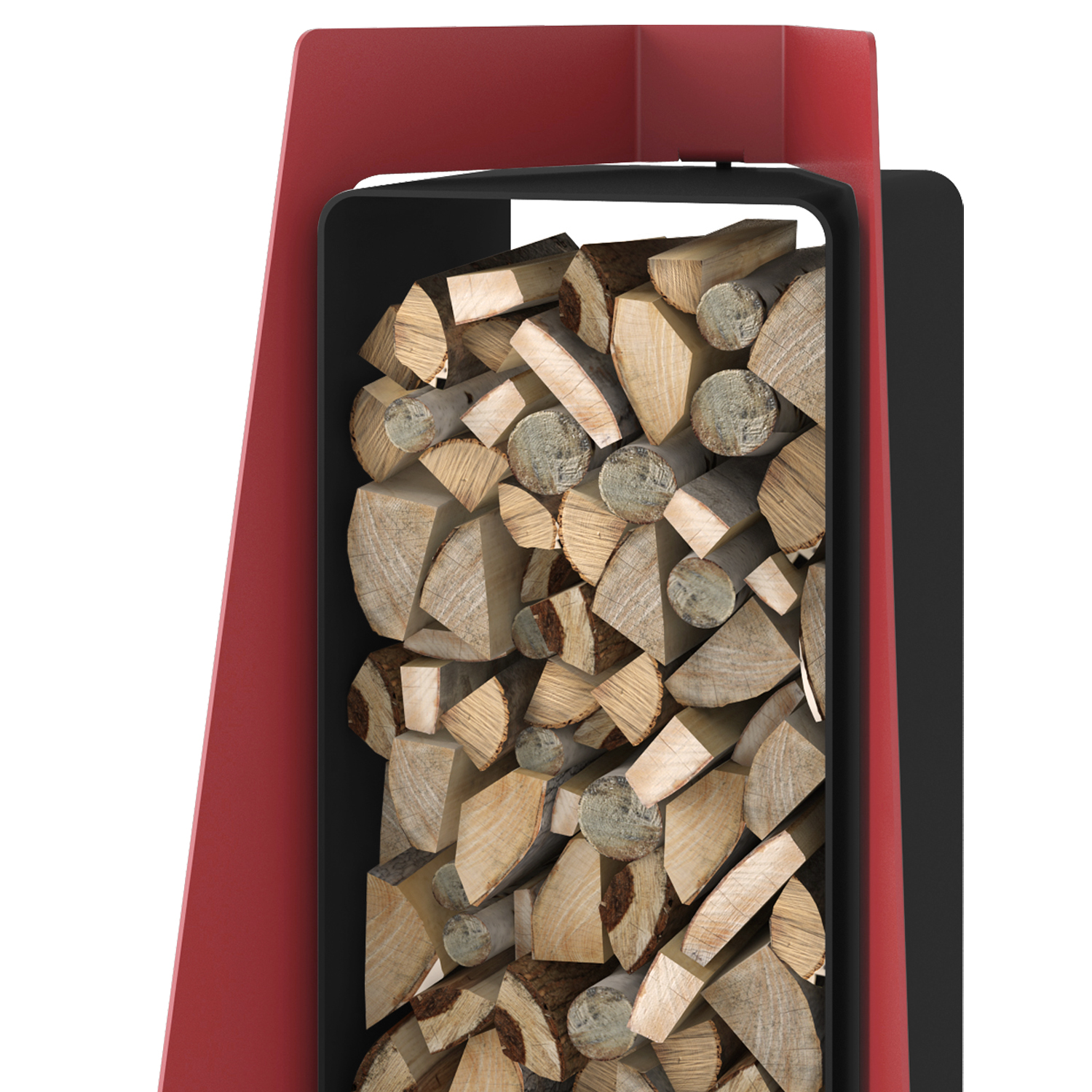 HS Flamingo Deluxe 3 Étagère en bois Rouge