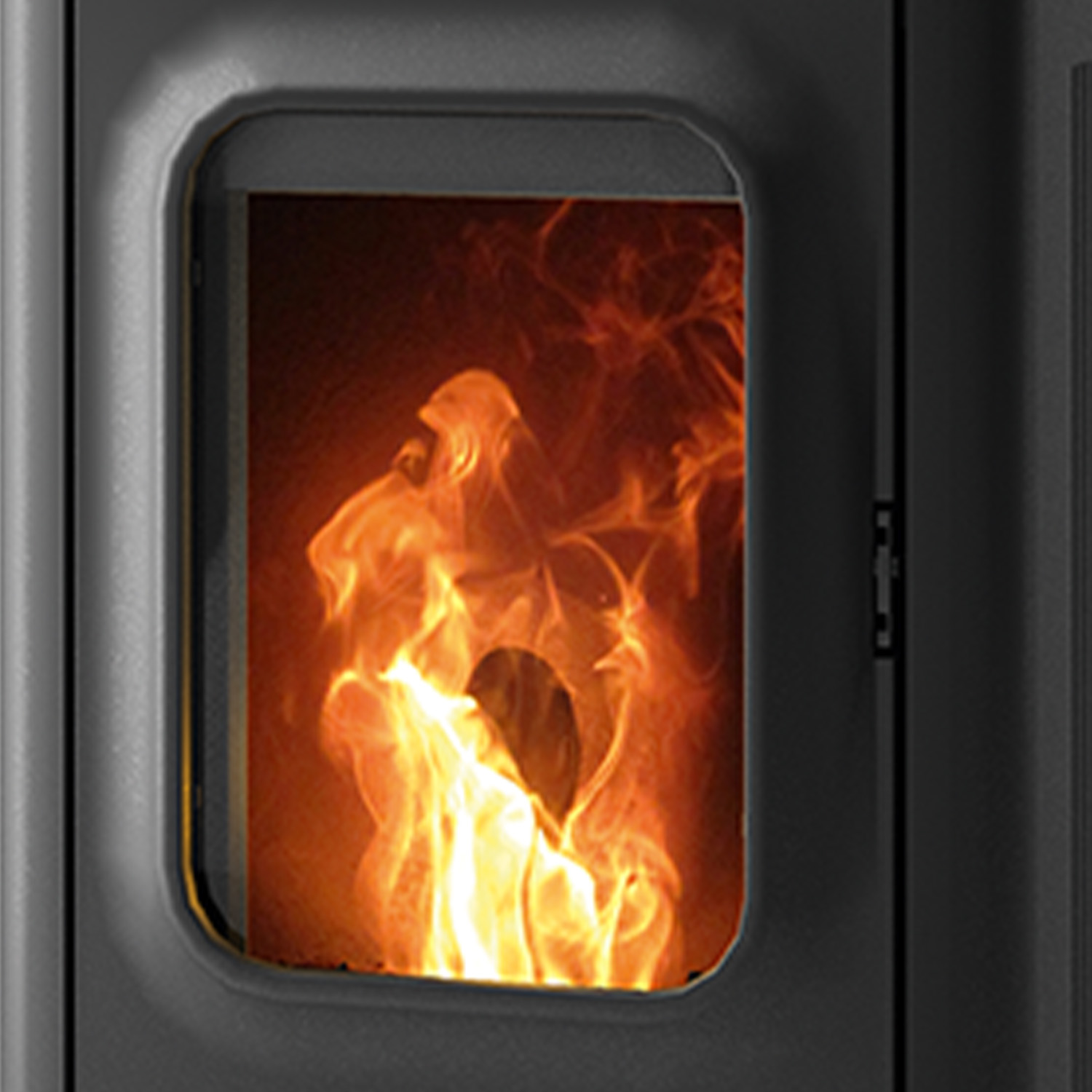 Oranier Calimo poêle à granulés acier noir