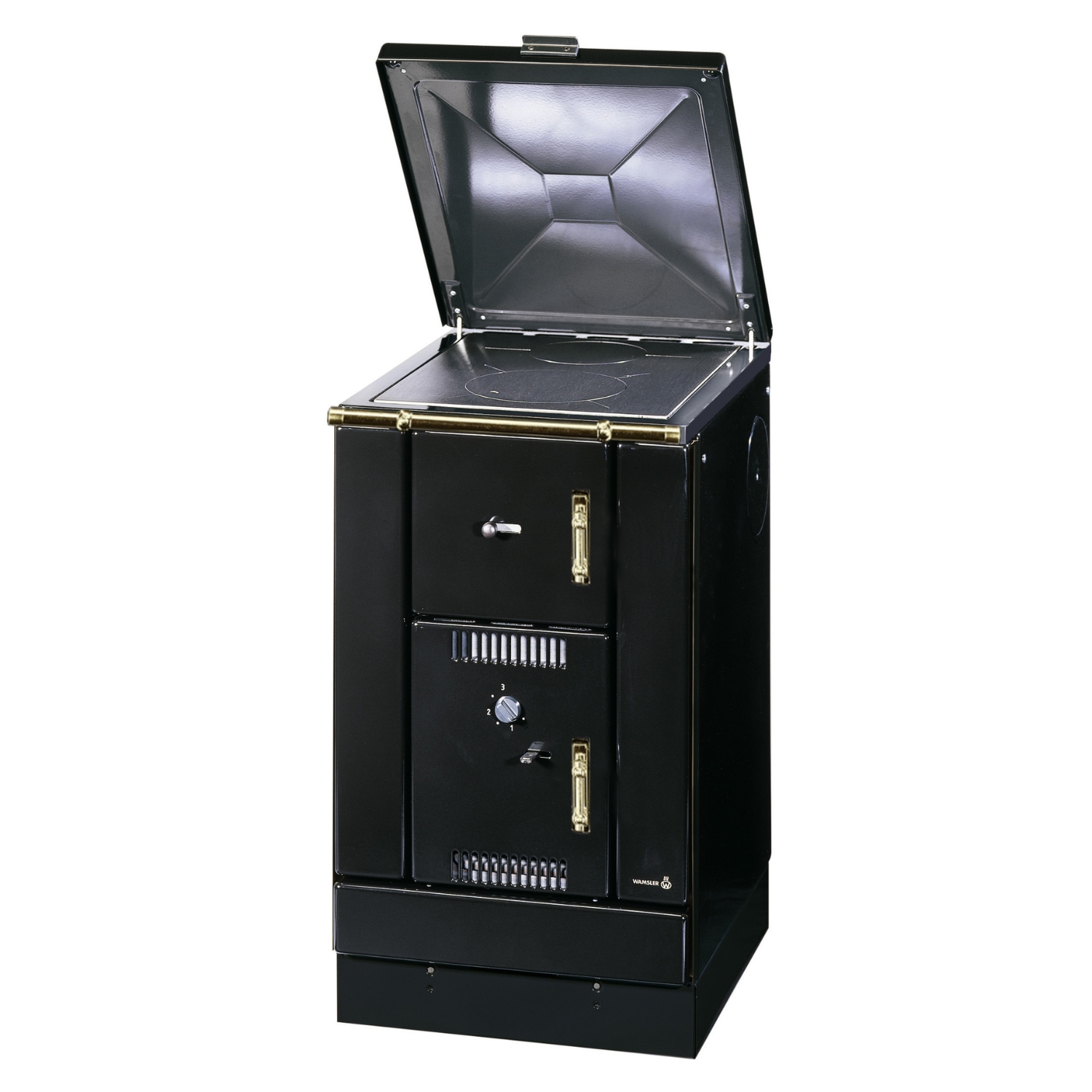 Wamsler K 158 CL Poêle de cuisine à eau Noir/Or Plaque en acier