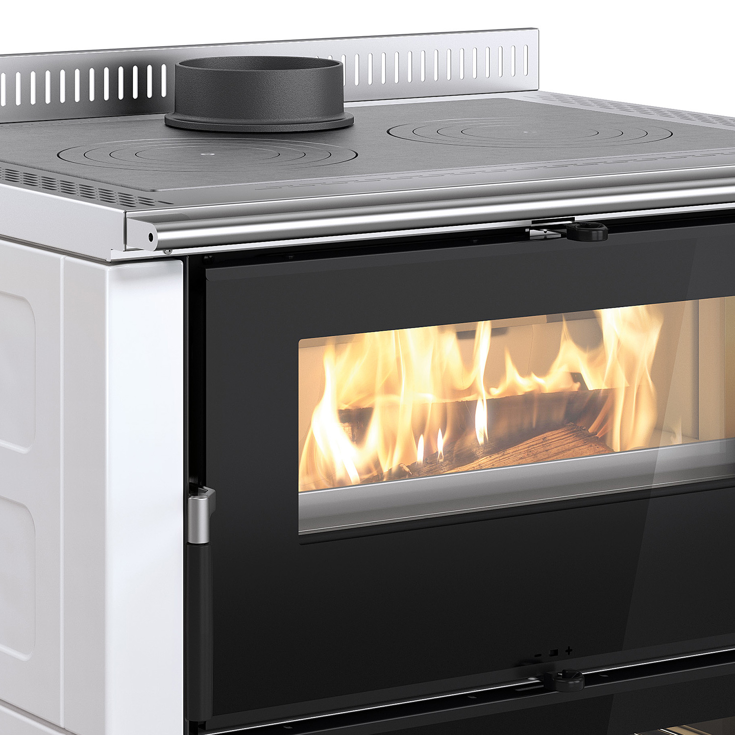 La Nordica Verona XXL Majolika Cuisinière Blanche Infinity