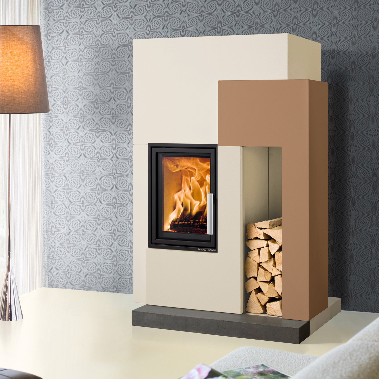 Haas+Sohn Ascim II kit de construction de cheminée à bois
