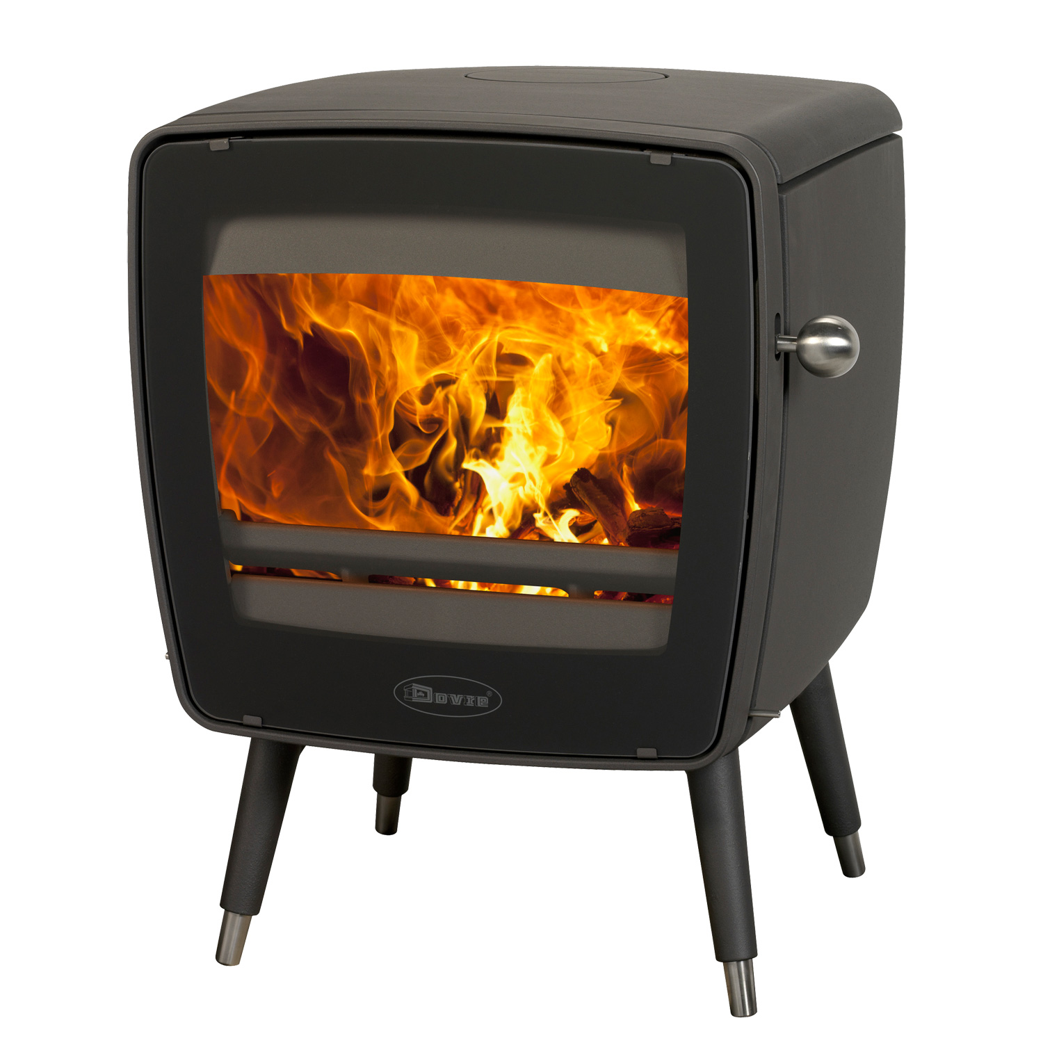 Dovre Vintage 35 poêle à bois en fonte noir, type de construction 1