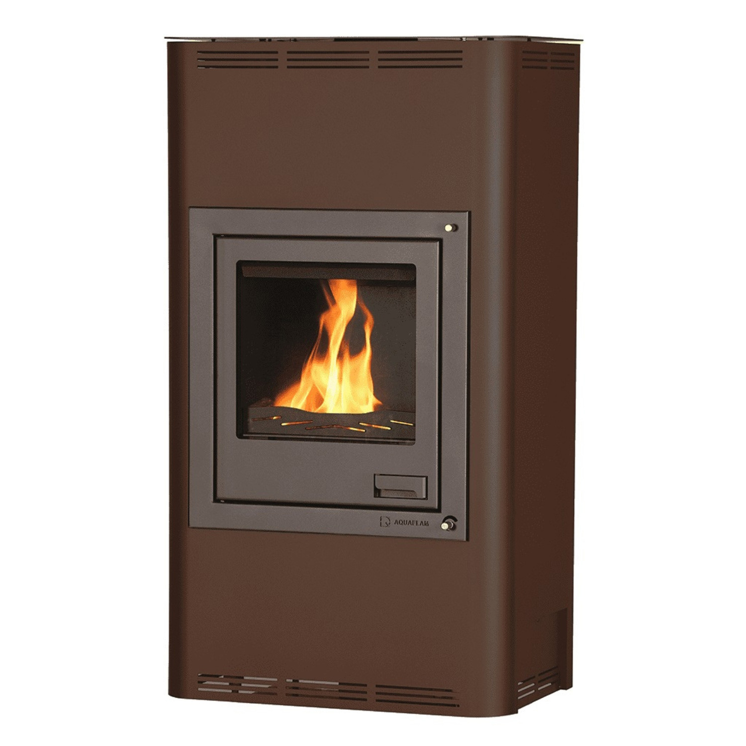 Aquaflam 17 Basic Poêle à bois avec échangeur thermique Marron