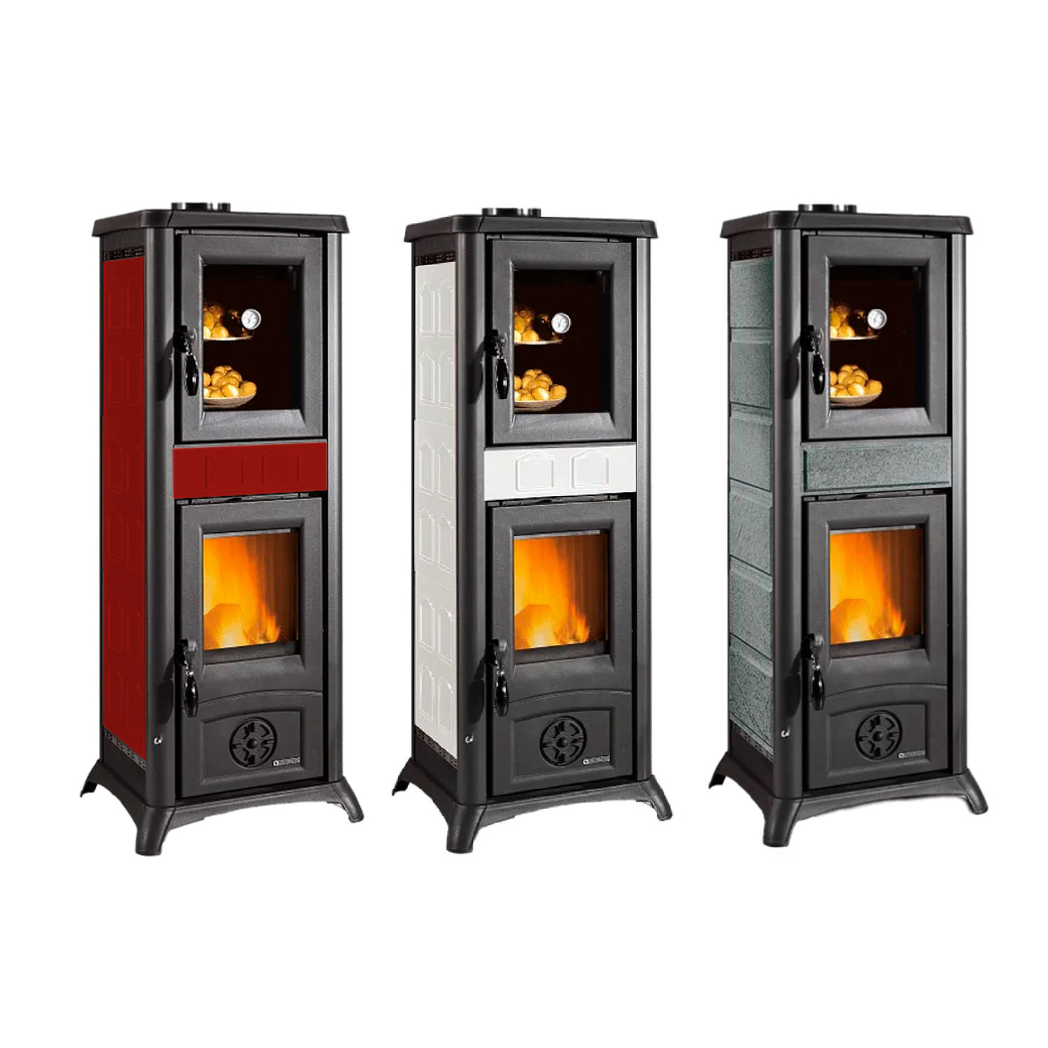 La Nordica Gemma Forno 16 poêle à bois pierre naturelle